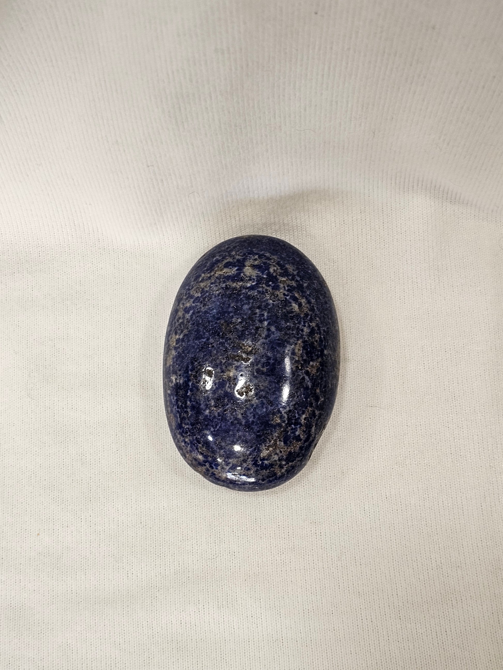 Lapis Lazuli Crystal Palm Stone 3.5"