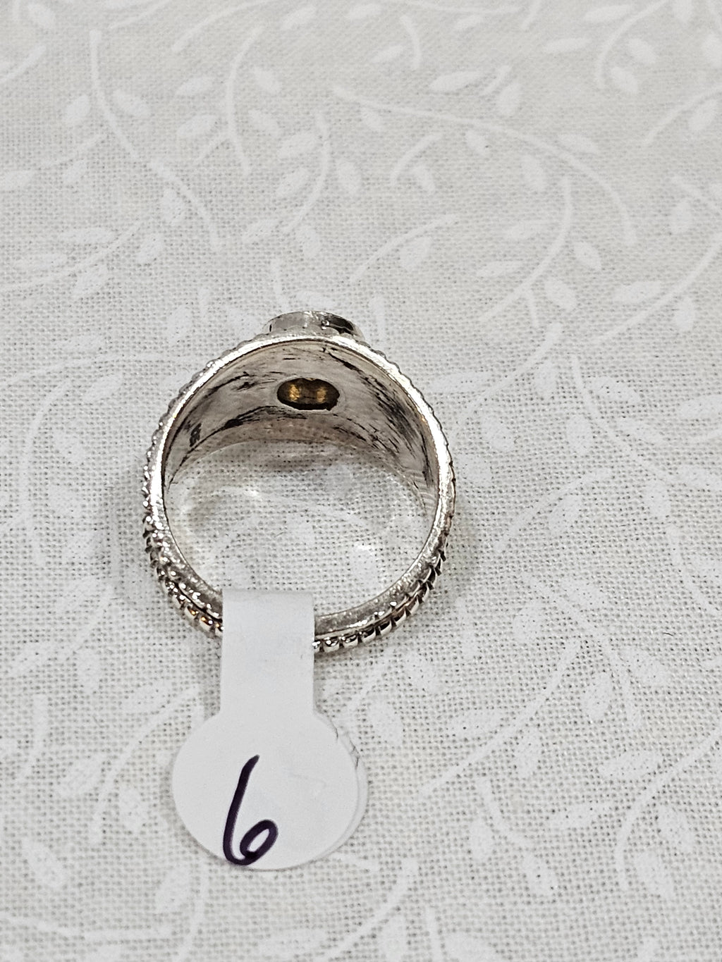 Sterling Silver Citrine Gemstone Ring 6