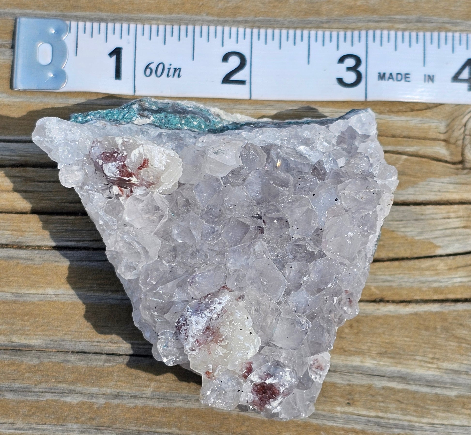 Amethyst with Quartz Raw Crystal Cluster
