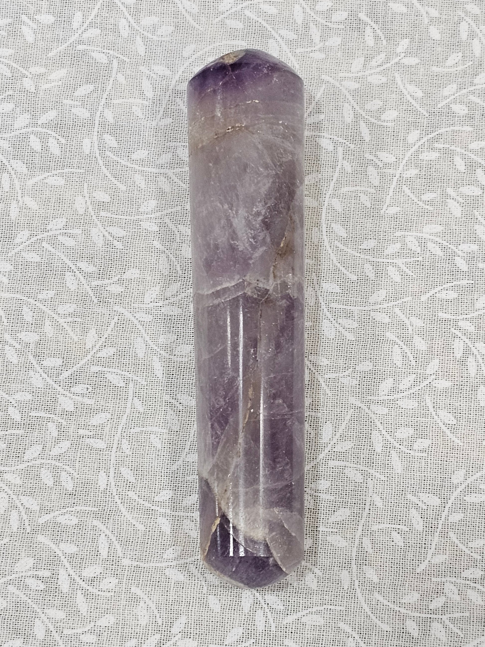 Amethyst Crystal Message Wand