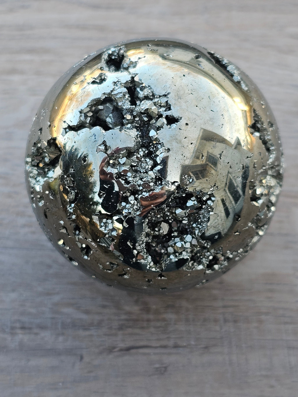 Natural Pyrite Crystal 56mm - Fool's Gold Stone