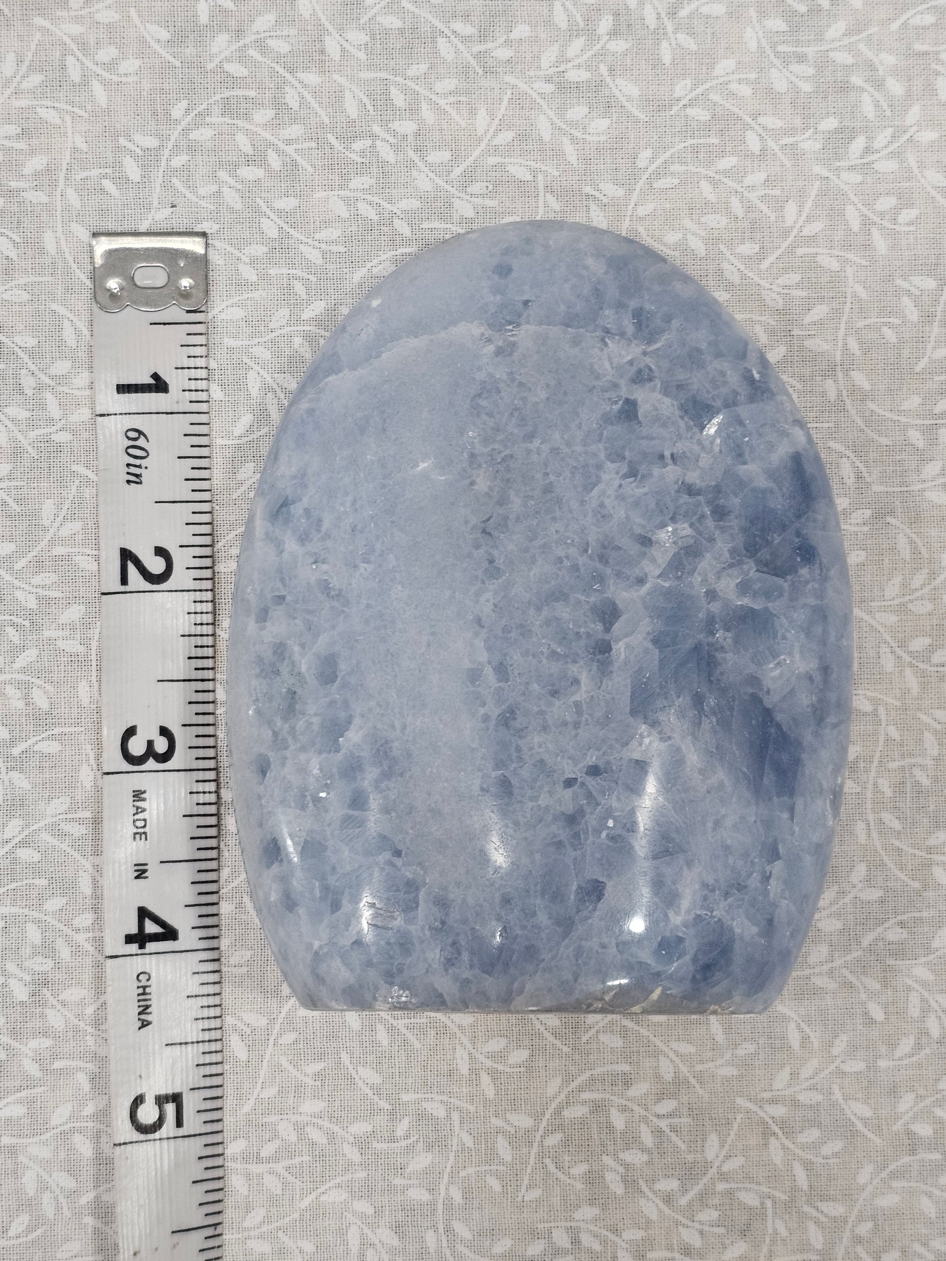 Blue Calcite Crystal Free Form