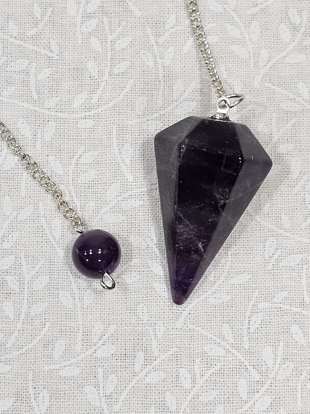 Amethyst Crystal Pendulum