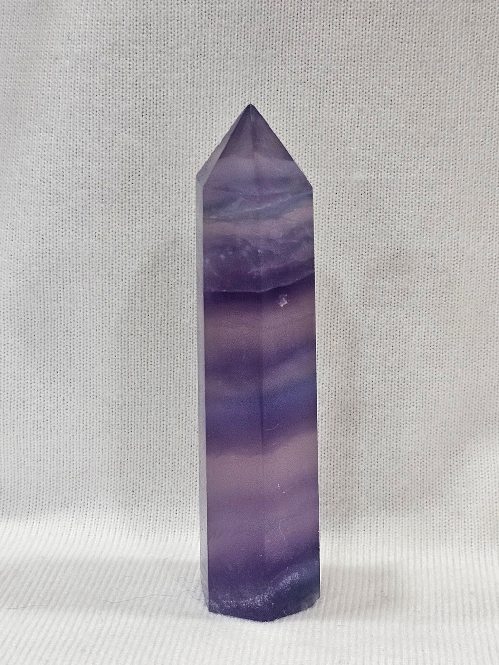 Rainbow Fluorite Point Crystal Tower