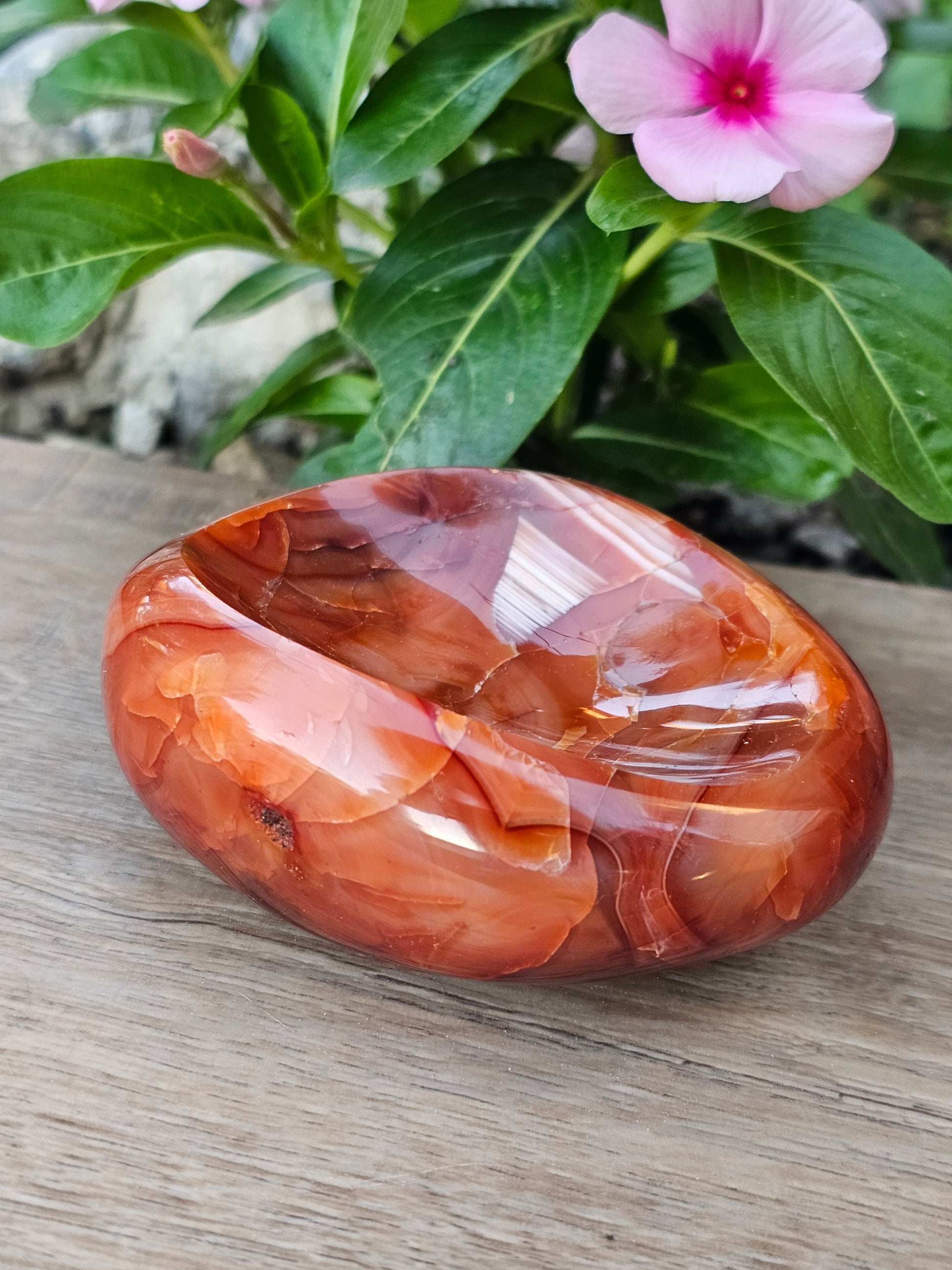 Carnelian Crystal Bowl Dish Dish