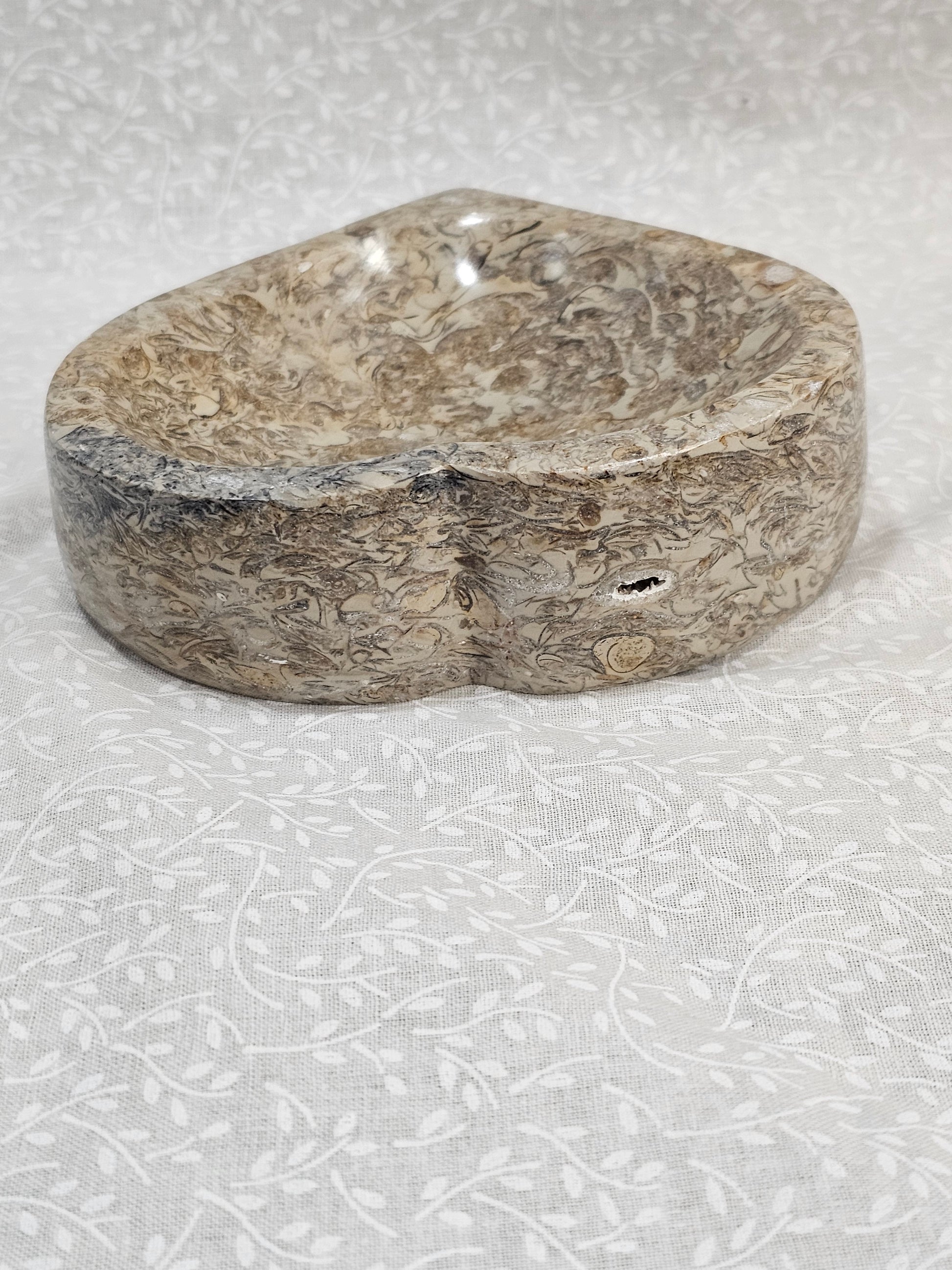 Fossil Hash Crystal Heart Bowl