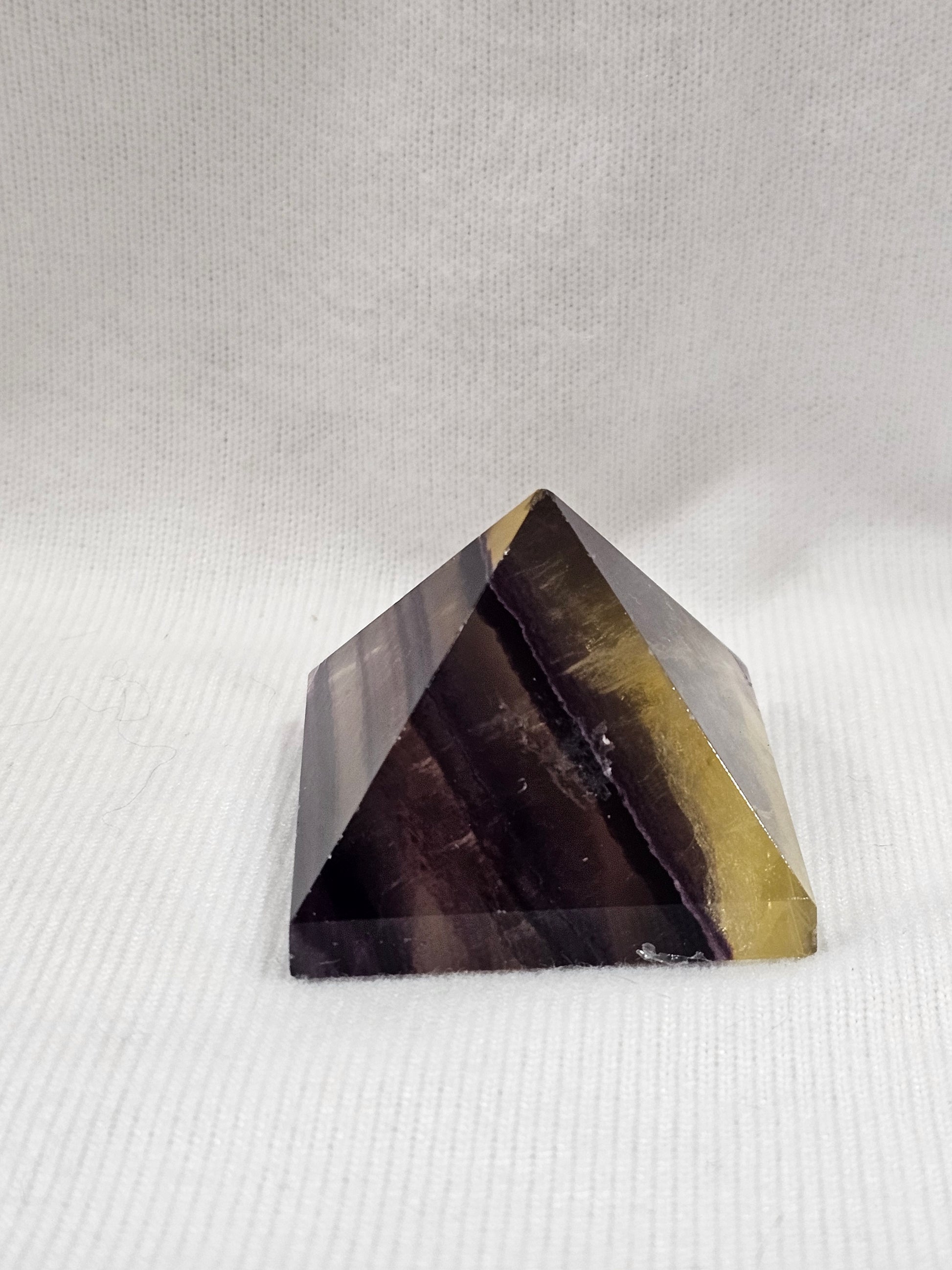 Fluorite Crystal Pyramid