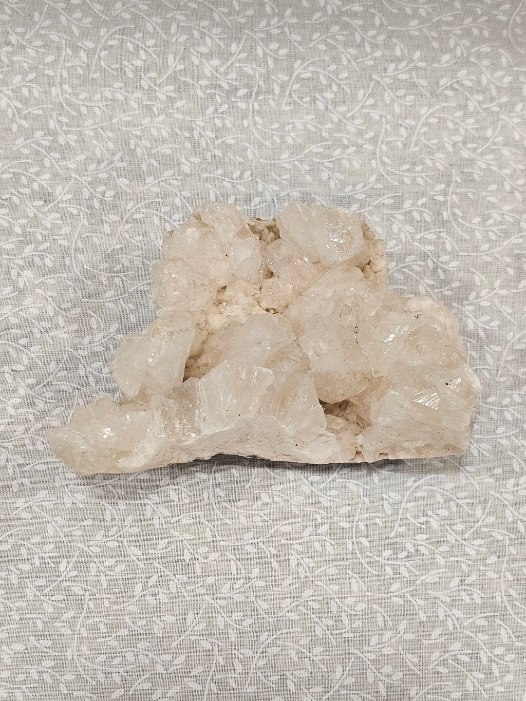 Apophyllite with Stillbite Raw Crystal Cluster
