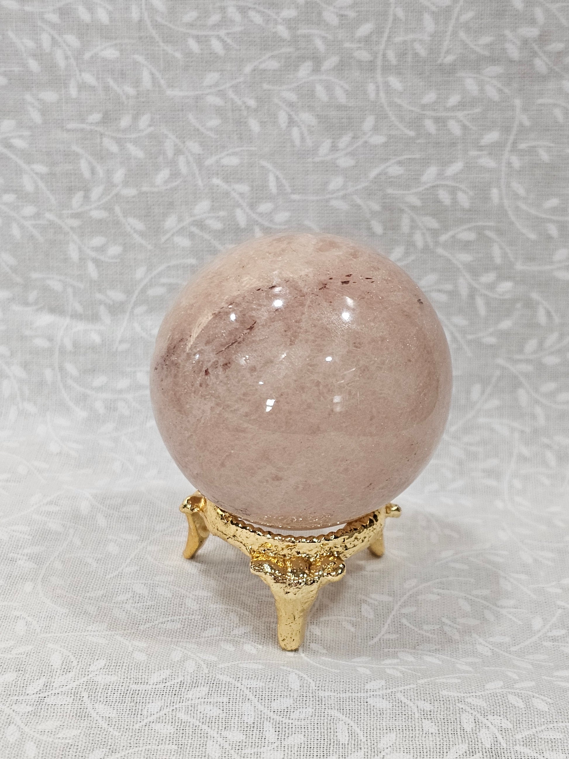 Strawberry Quartz Crystal Sphere