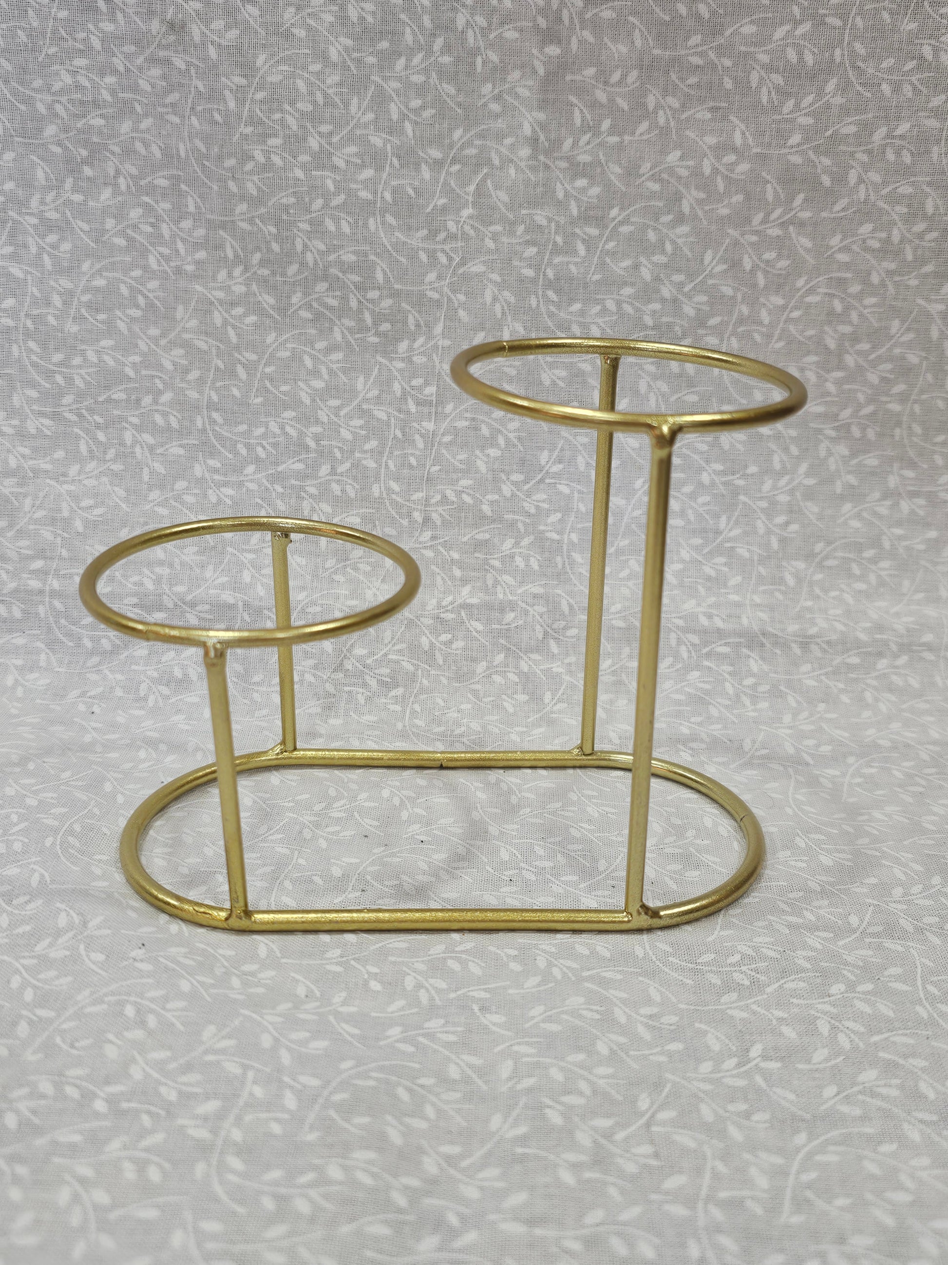 Double Crystal Sphere Stand Holder
