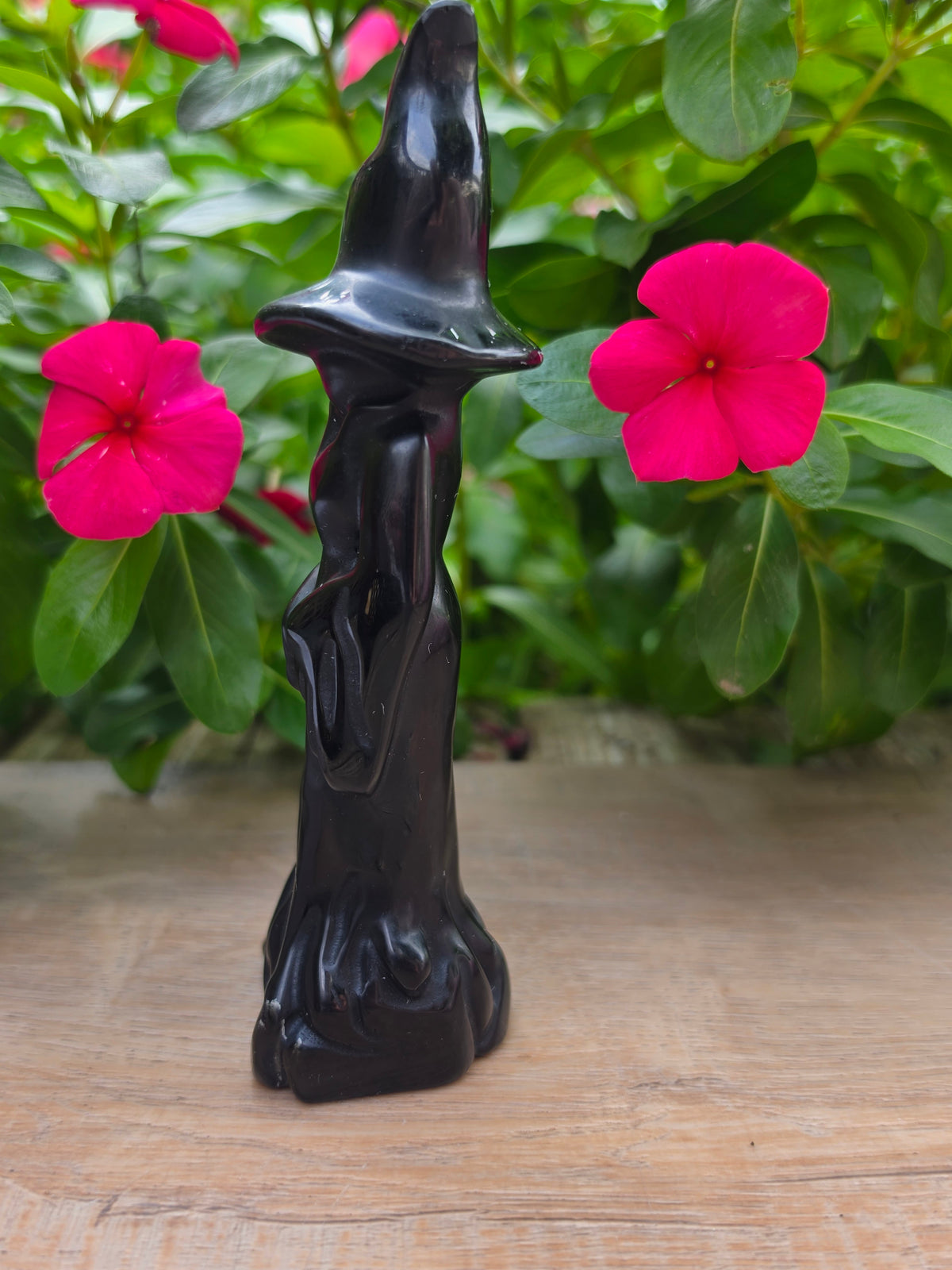 Black Obsidian Crystal Witch
