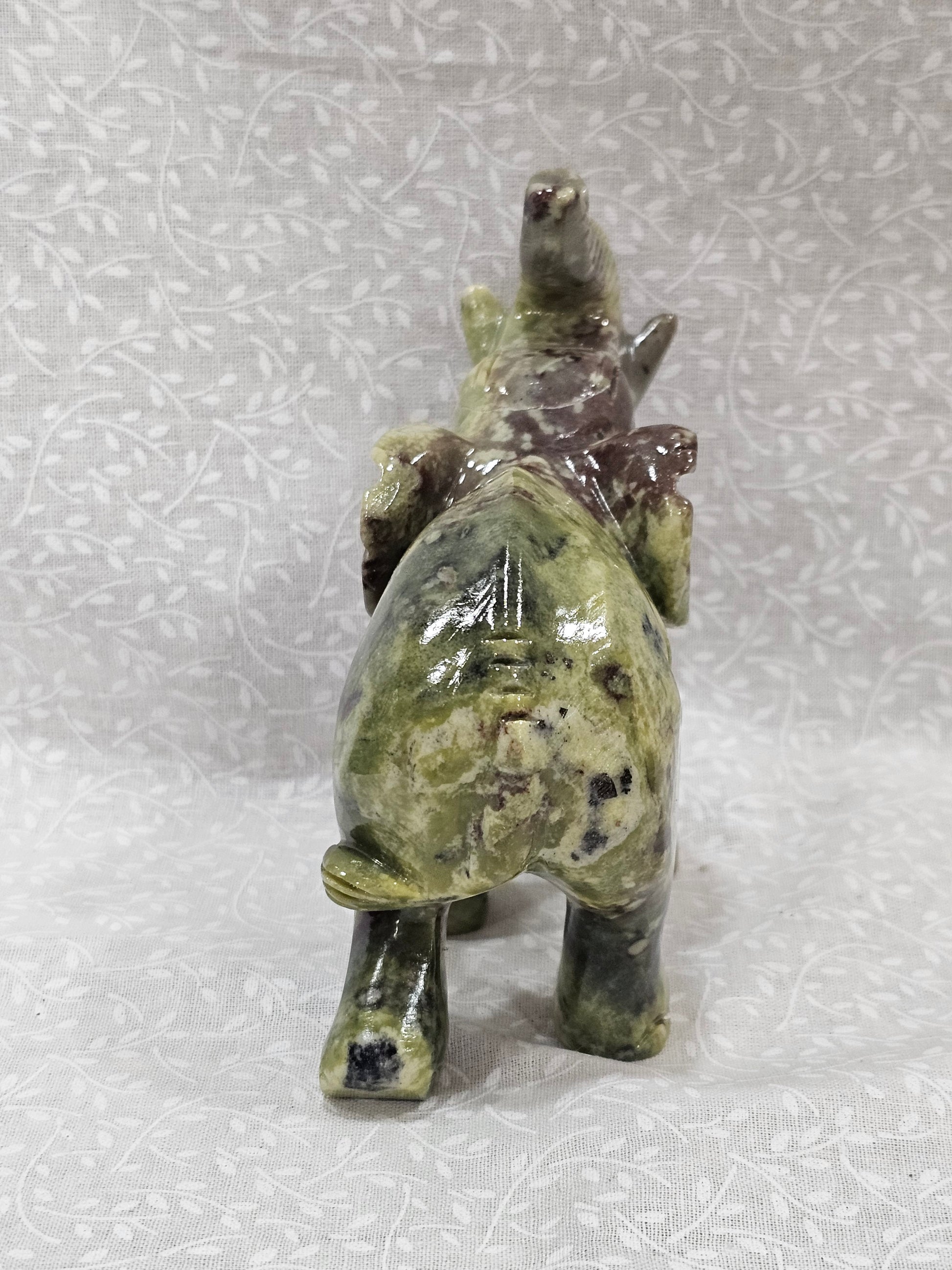 Serpentine Crystal Elephant