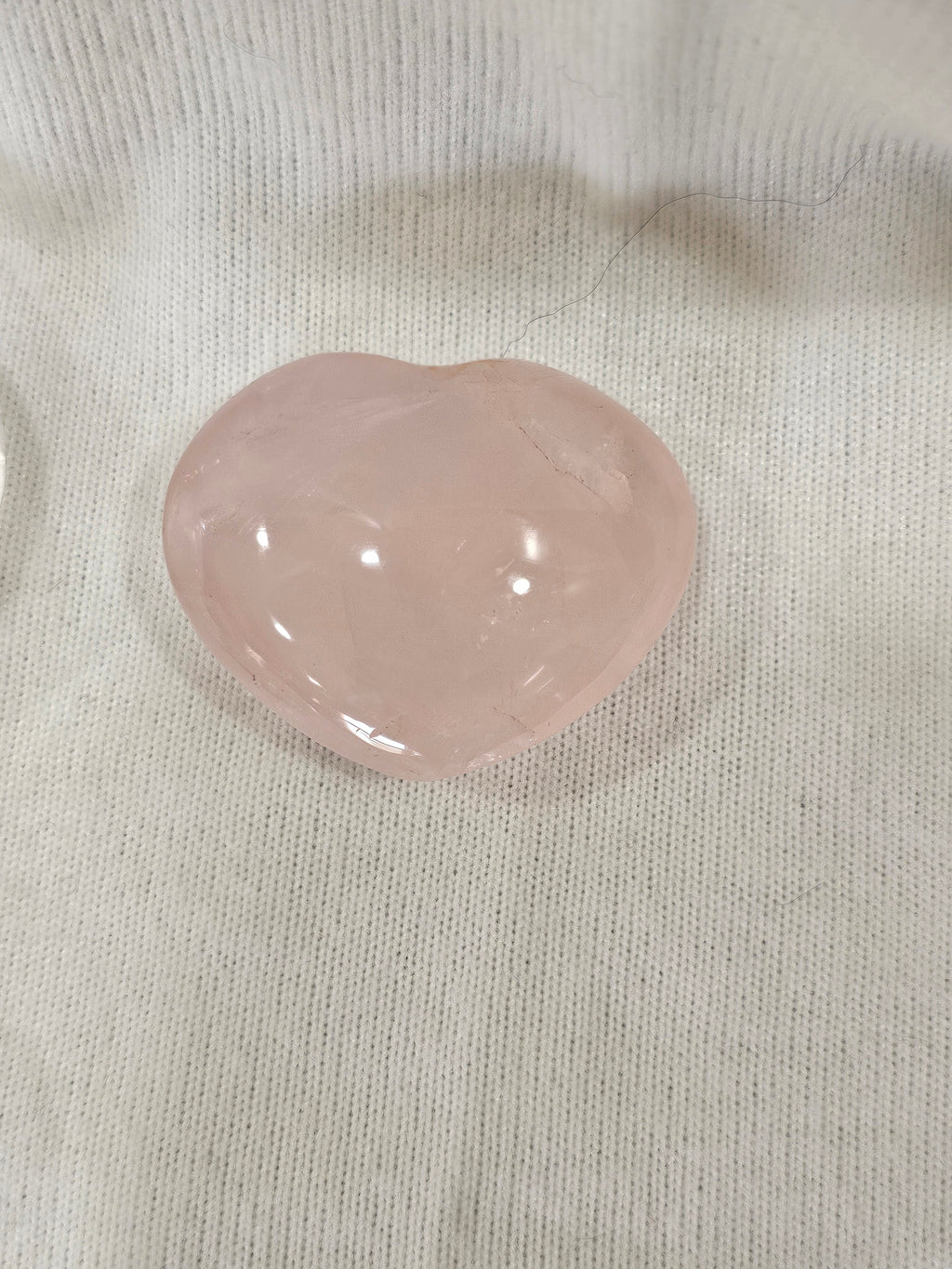 1 Pink Quartz 1 Howlite 1 Jasper & 1 Selenite Crystal Hearts