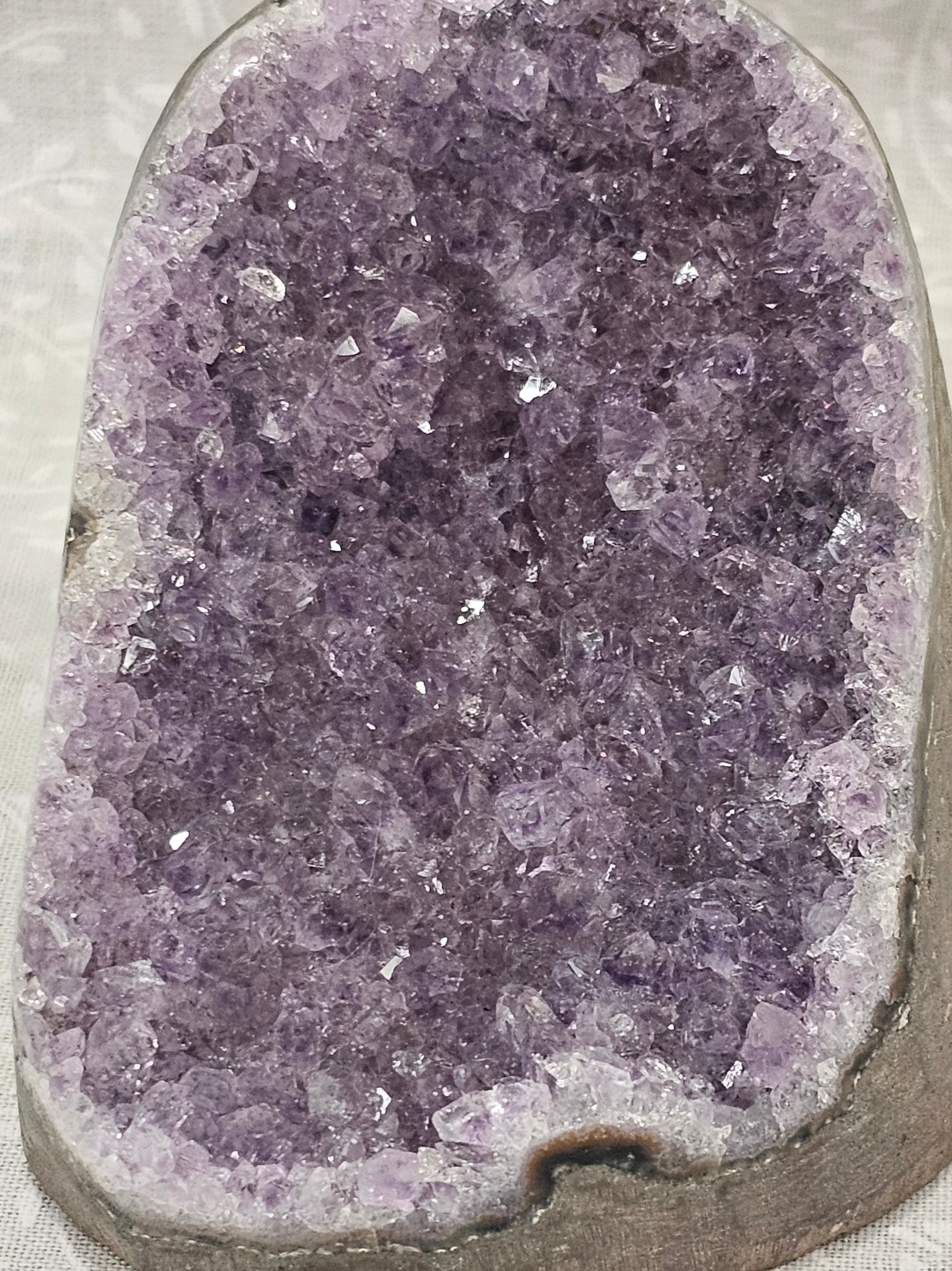 Amethyst Raw Crystal Cut Base