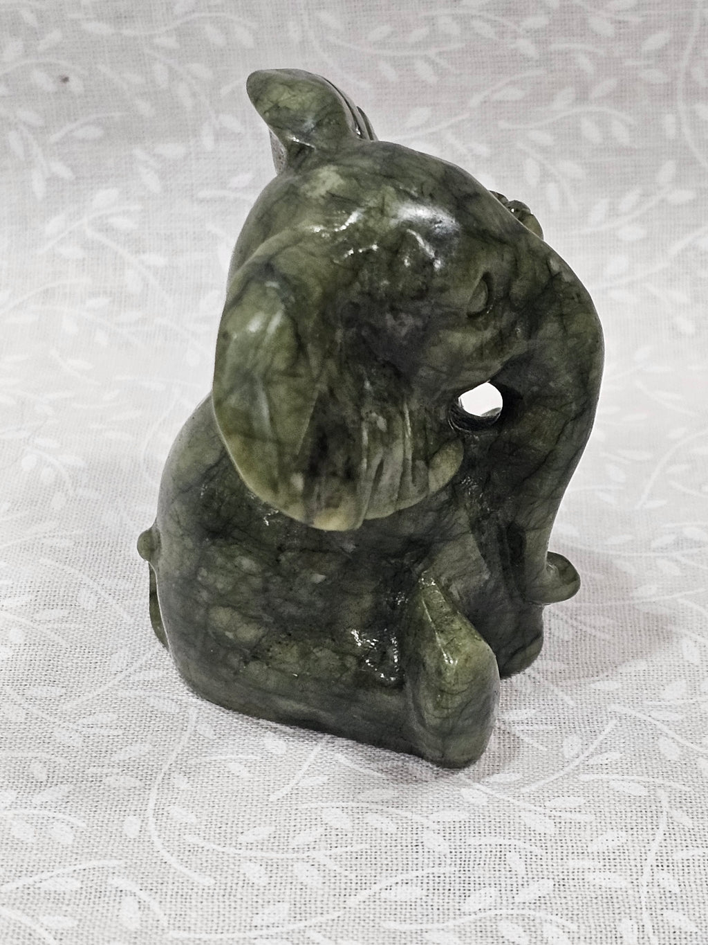 Serpentine Crystal Elephant