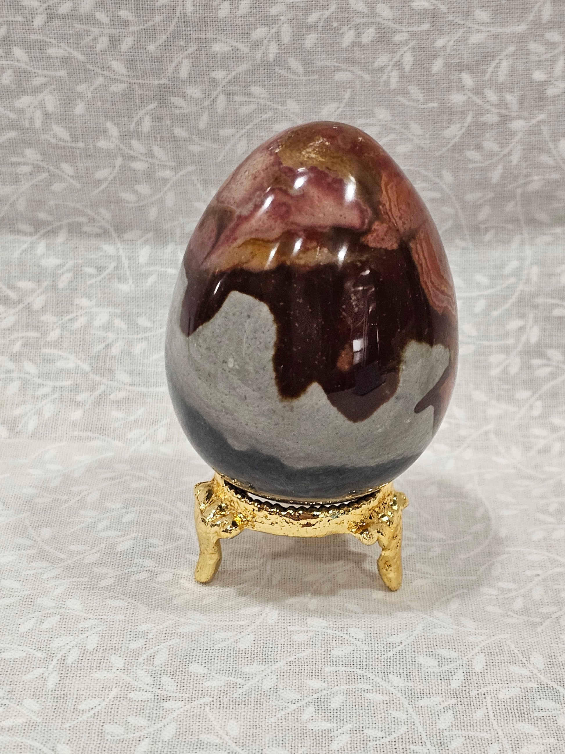 Polychrome Jasper Crystal Egg