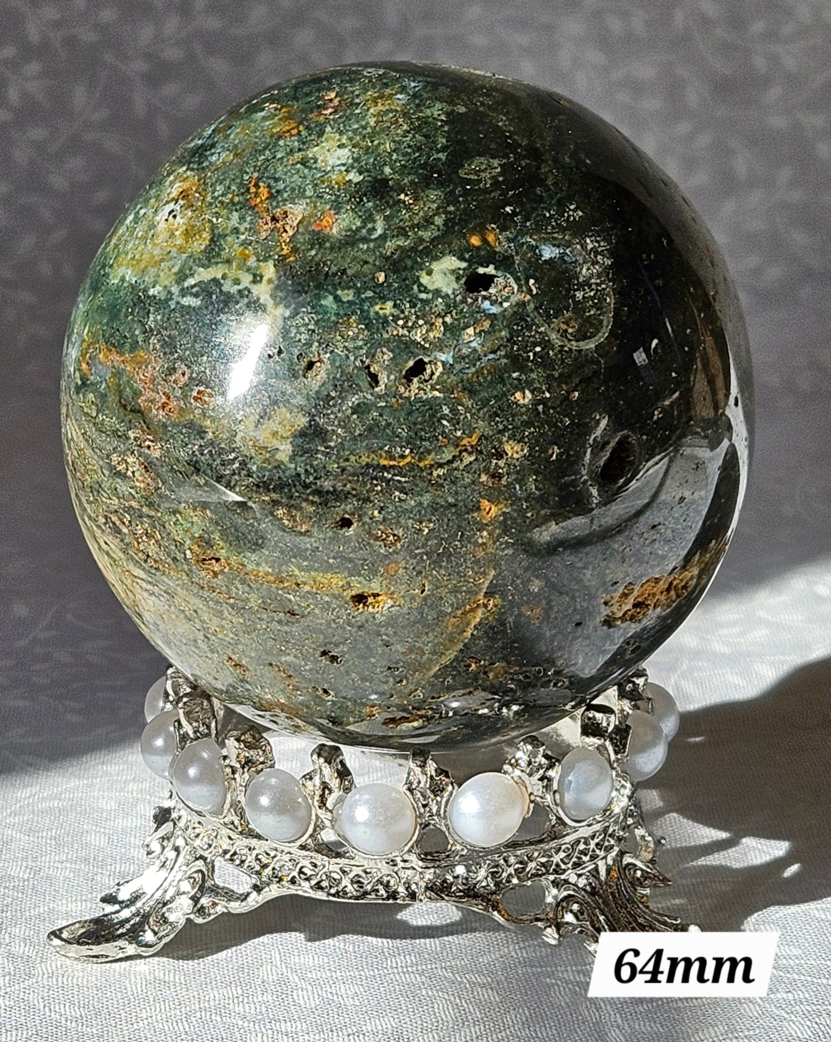 Ocean Jasper Crystal Sphere