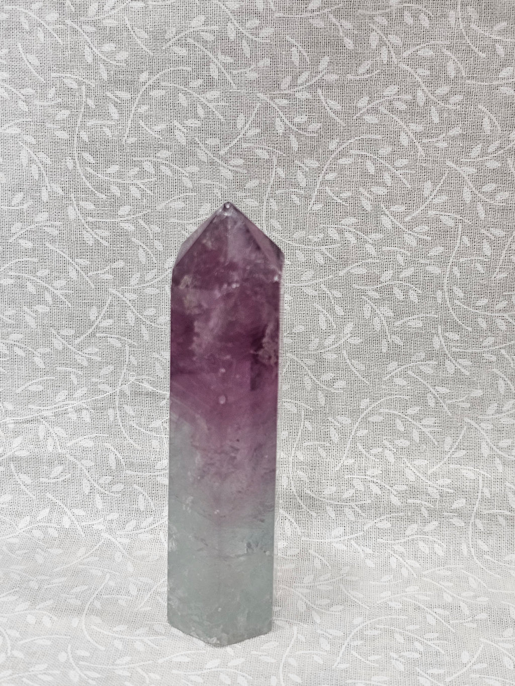 Rainbow Fluorite Crystal Tower
