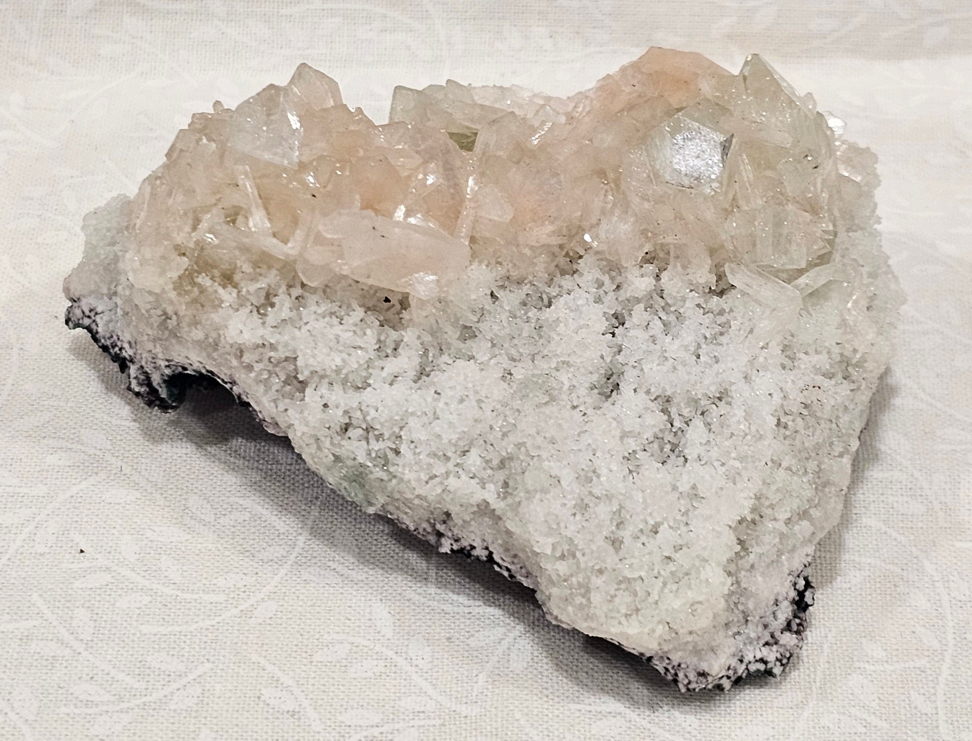 Apophyllite Stillbite Green Apophyllite Raw Crystal Cluster