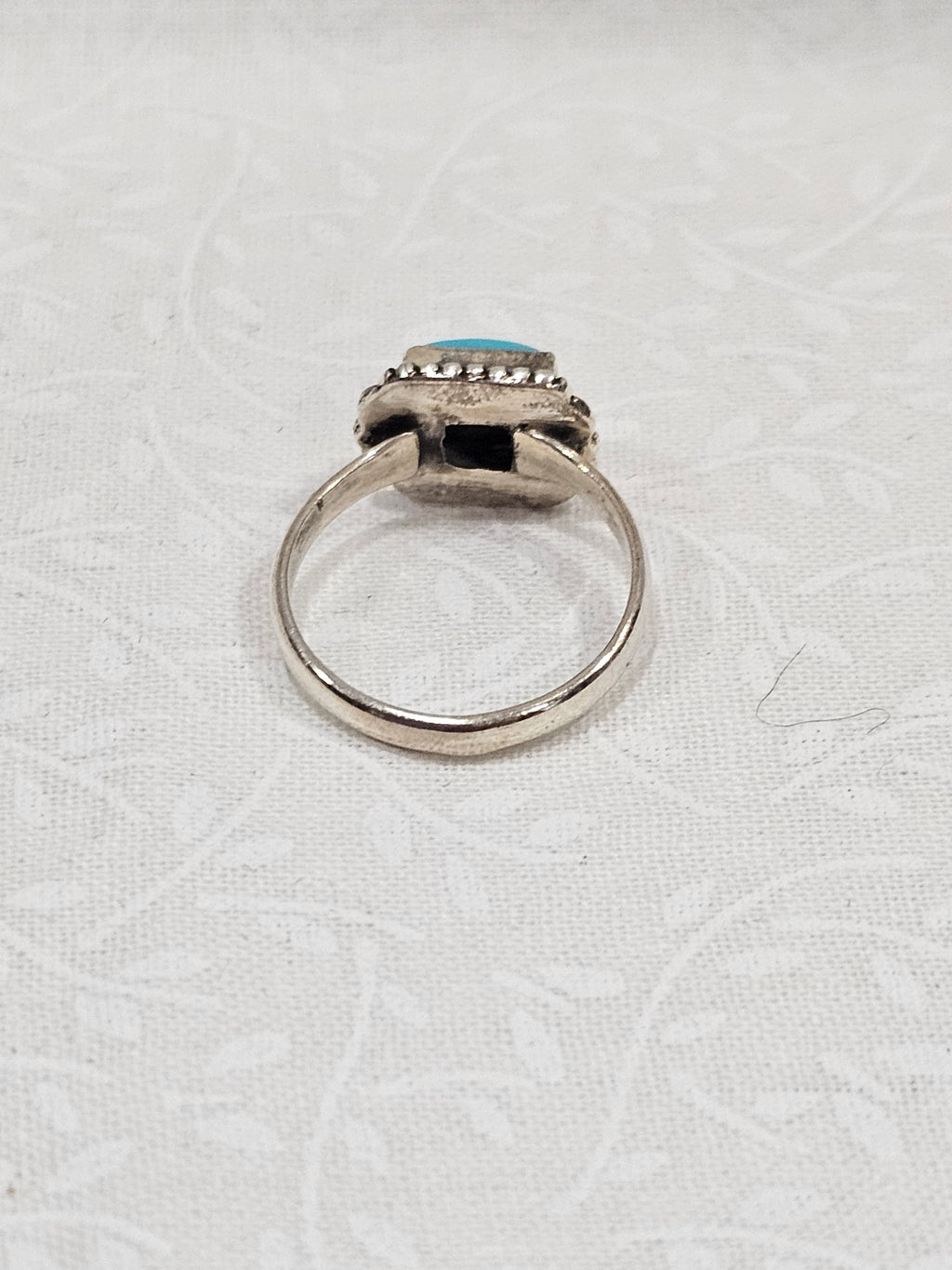 Sterling Silver Turquoise Gemstone Ring 6