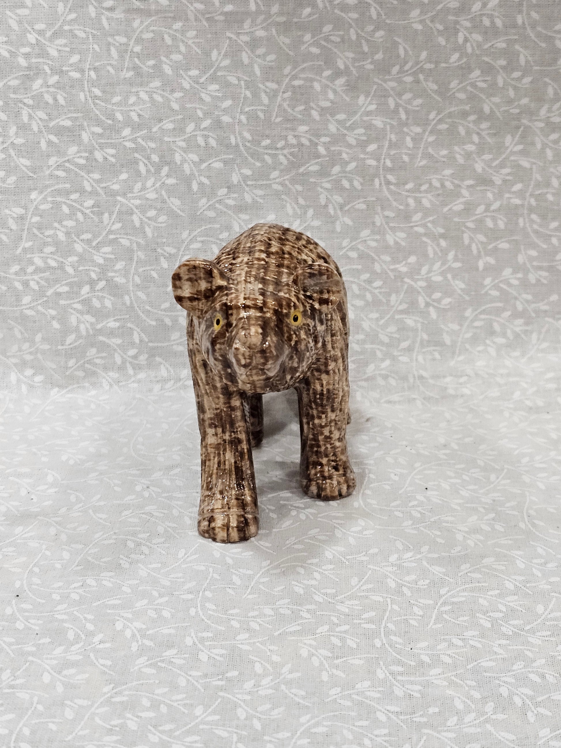 Soapstone Crystal Bear