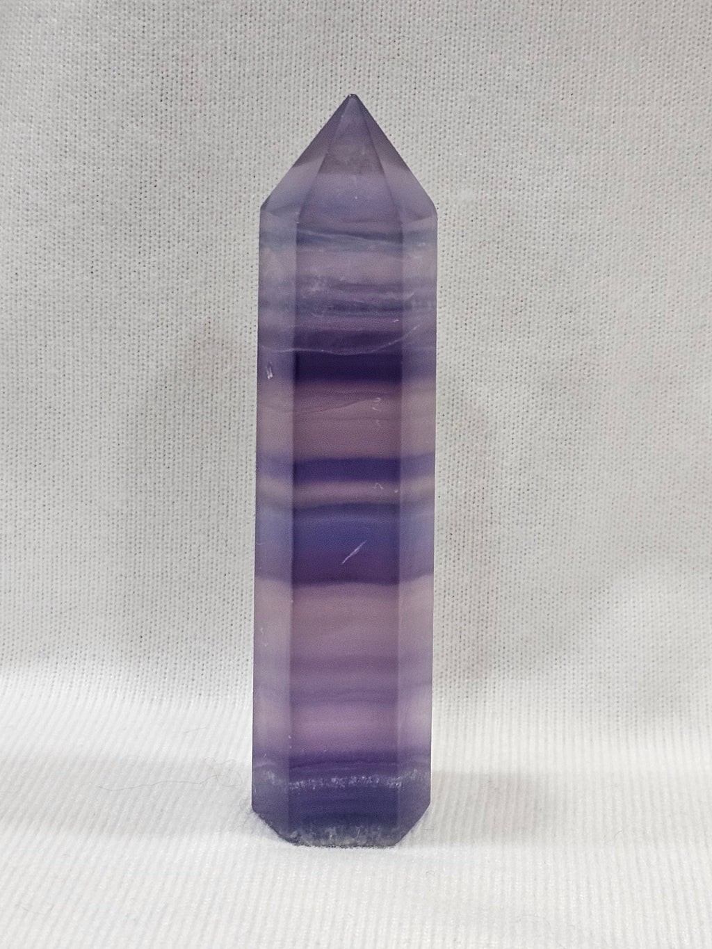 Rainbow Fluorite Point Crystal Tower