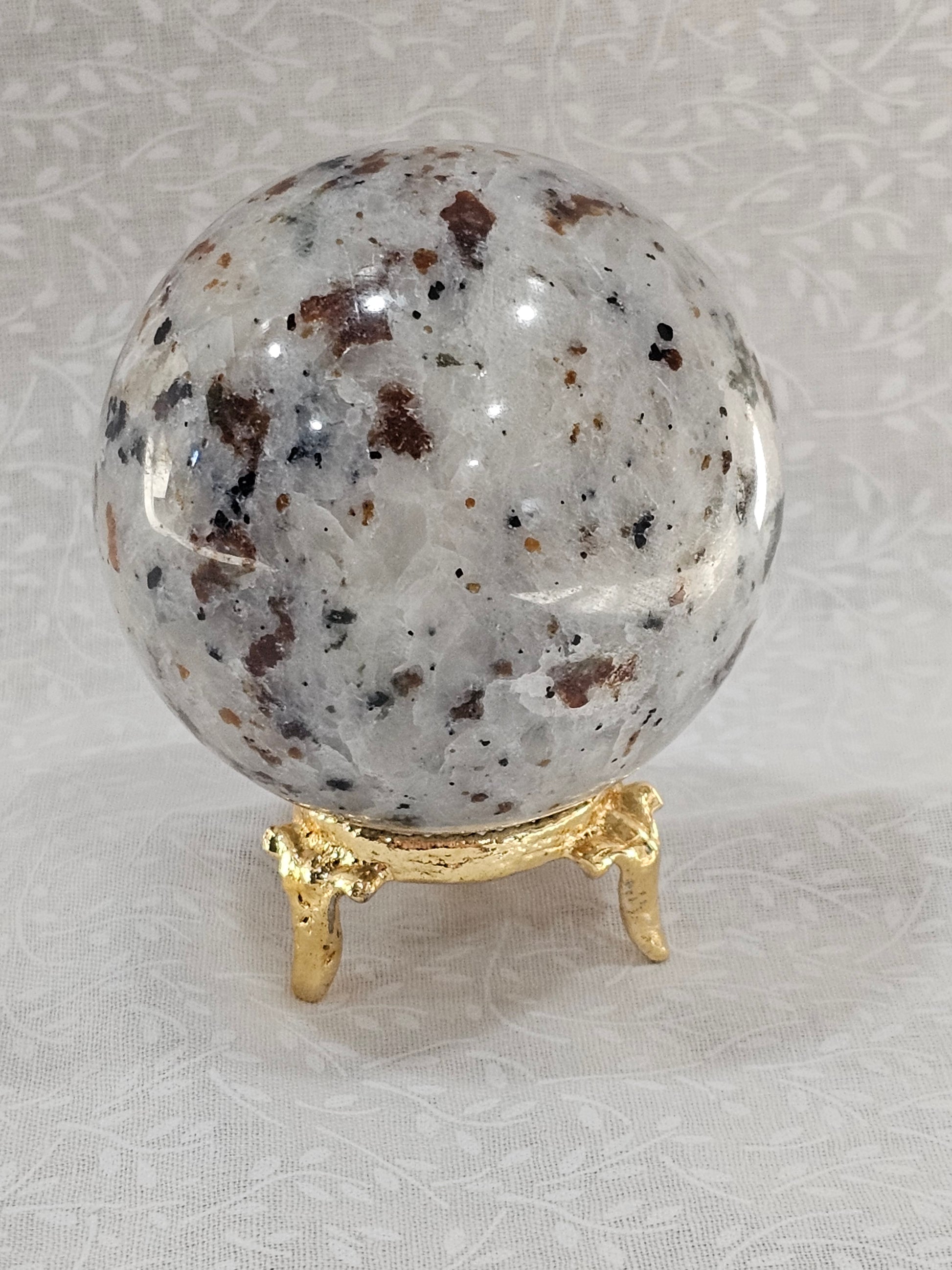 Dalmatian Jasper Crystal Sphere