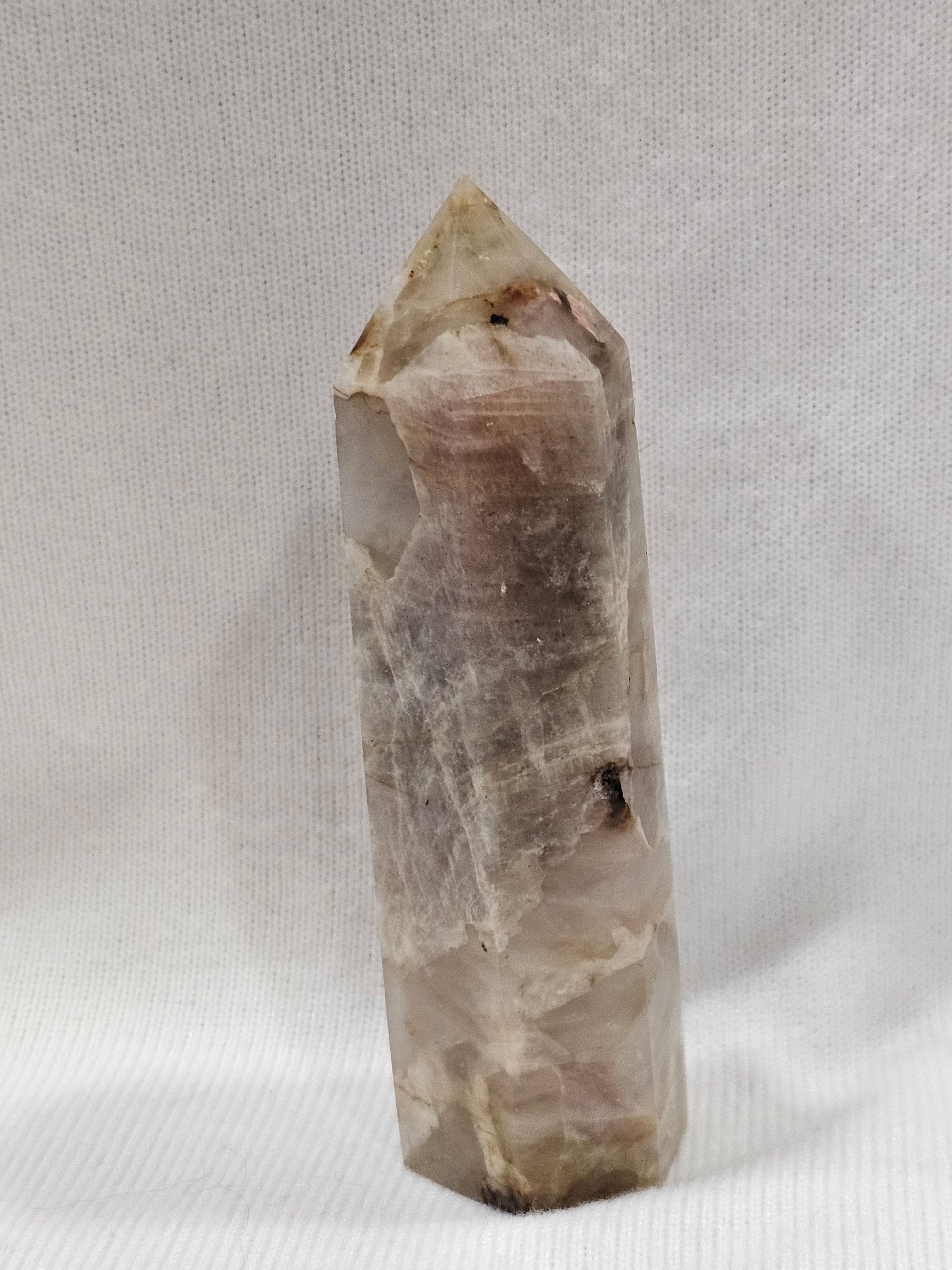 Flower Agate Crystal Tower