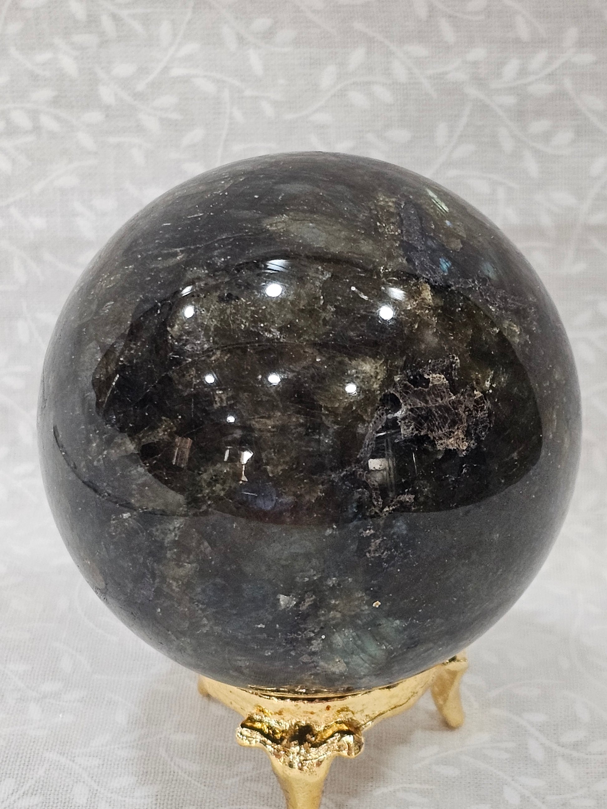 Labradorite Crystal Sphere