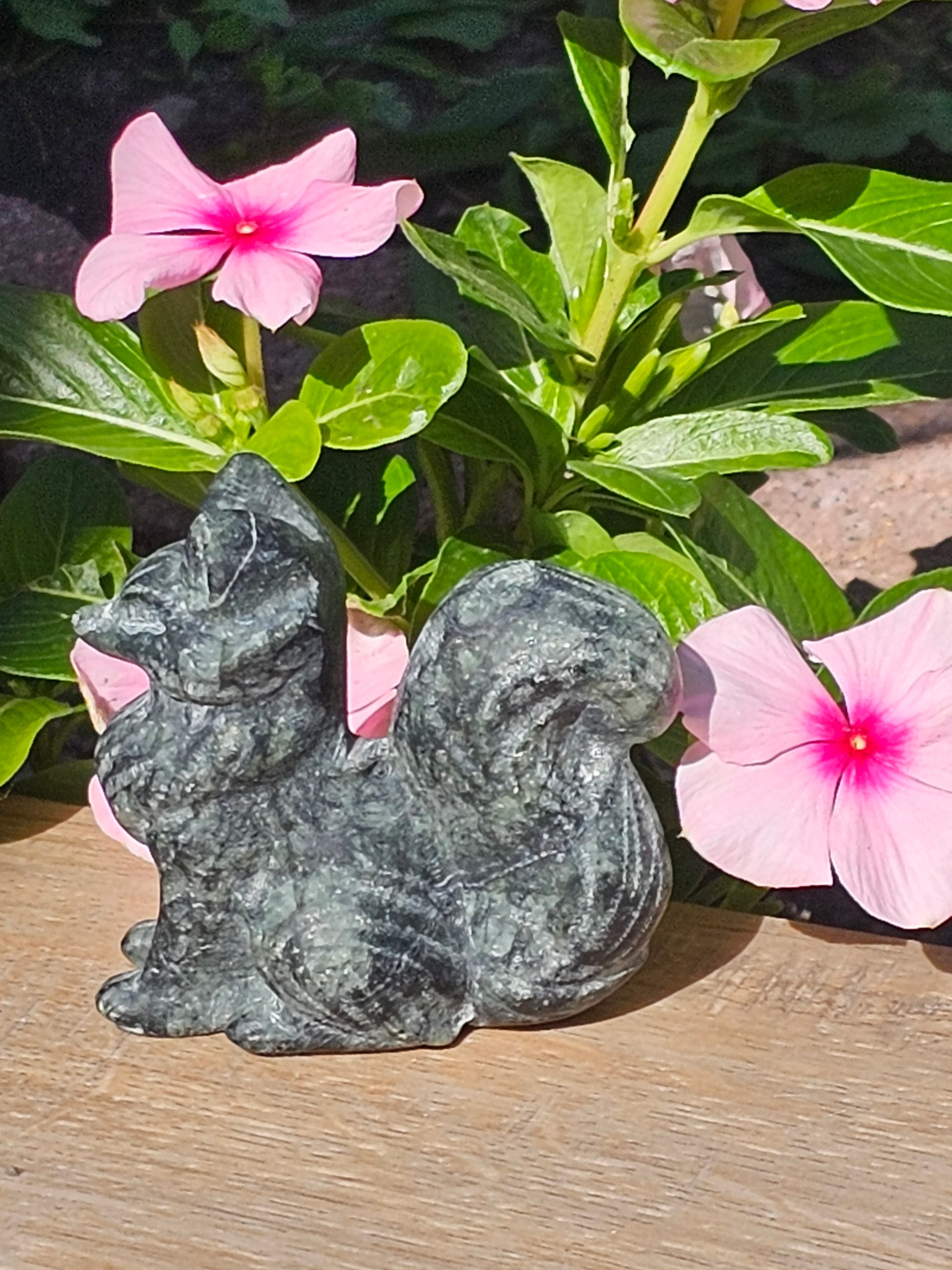 Larvikite Crystal Fox