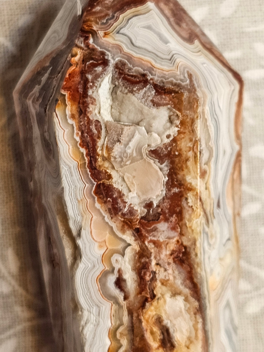 Crazy Lace Agate Crystal Point - Natural Stone