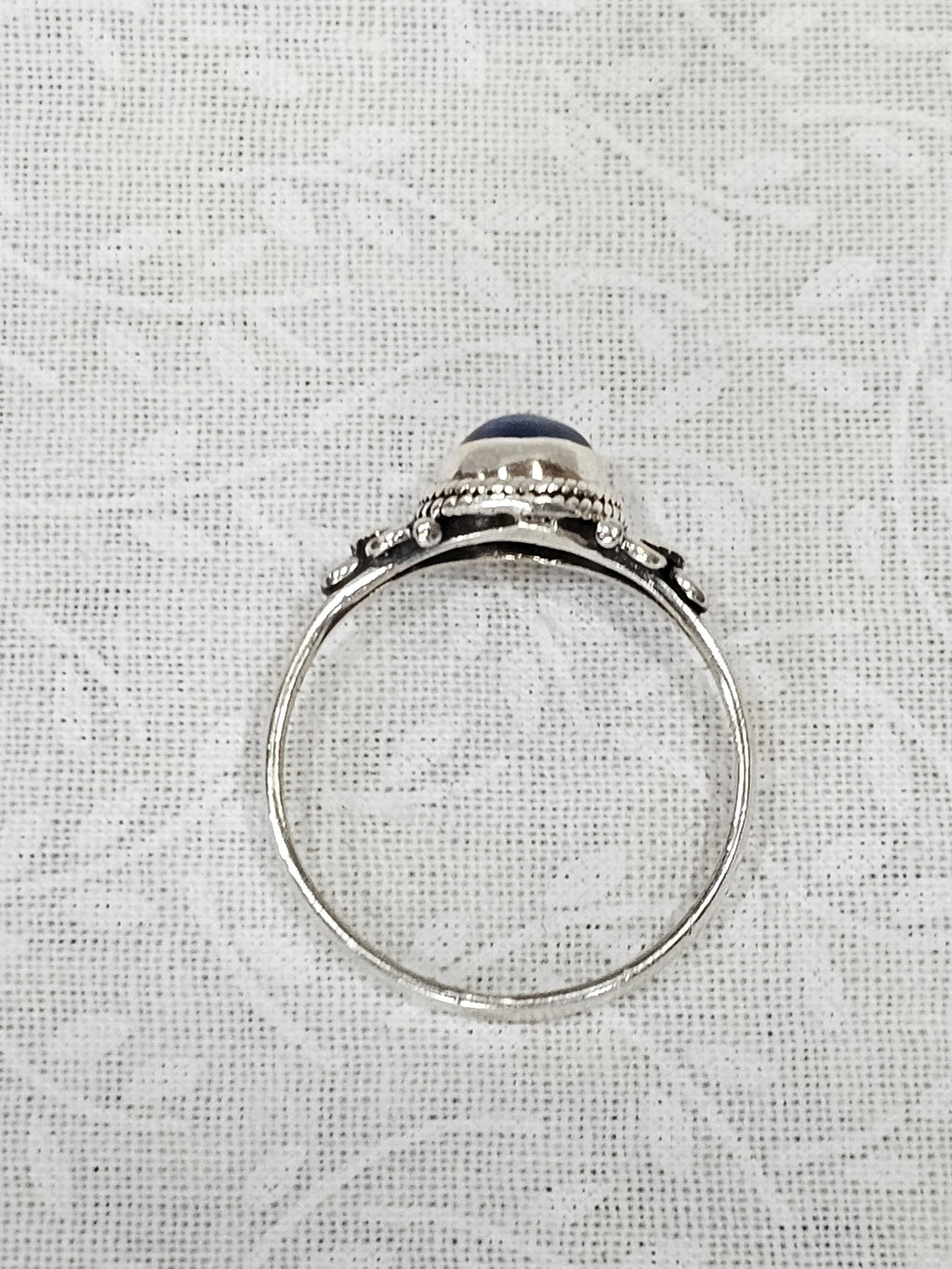 Sterling Silver Blue Kyanite Ring - Size 8.5