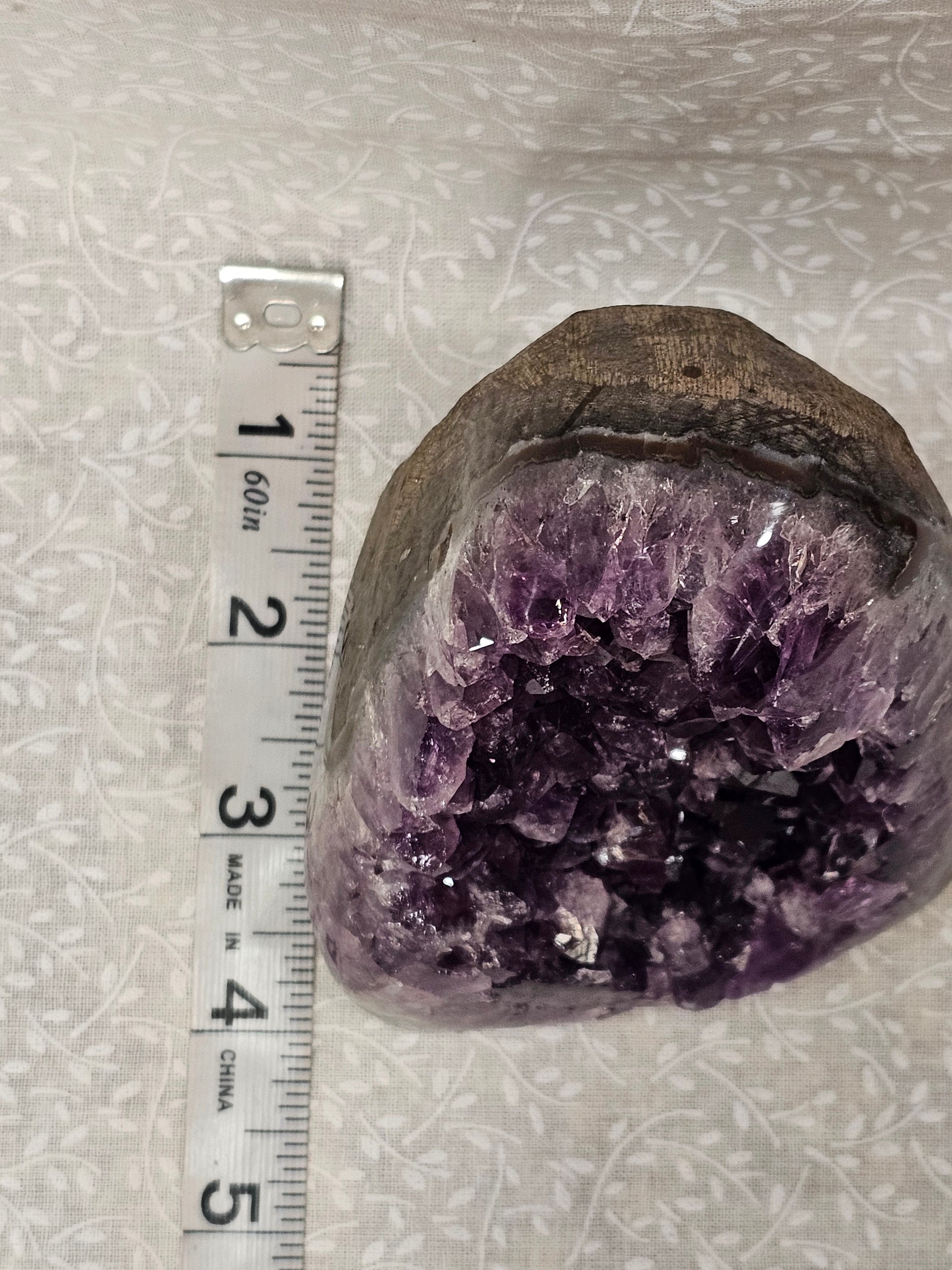 Amethyst Raw Crystal Cut Base