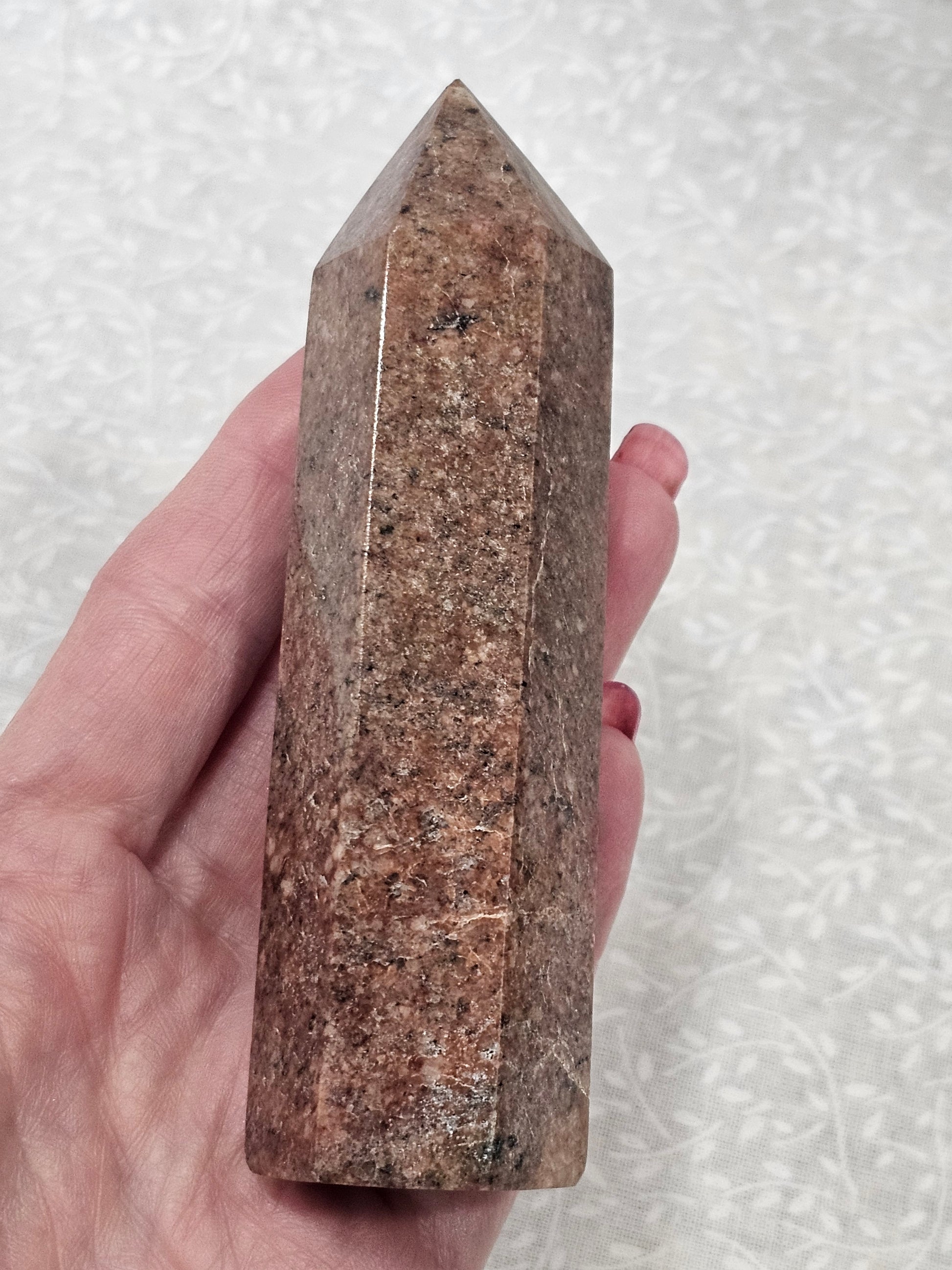 Leopard Skin Jasper Crystal Tower