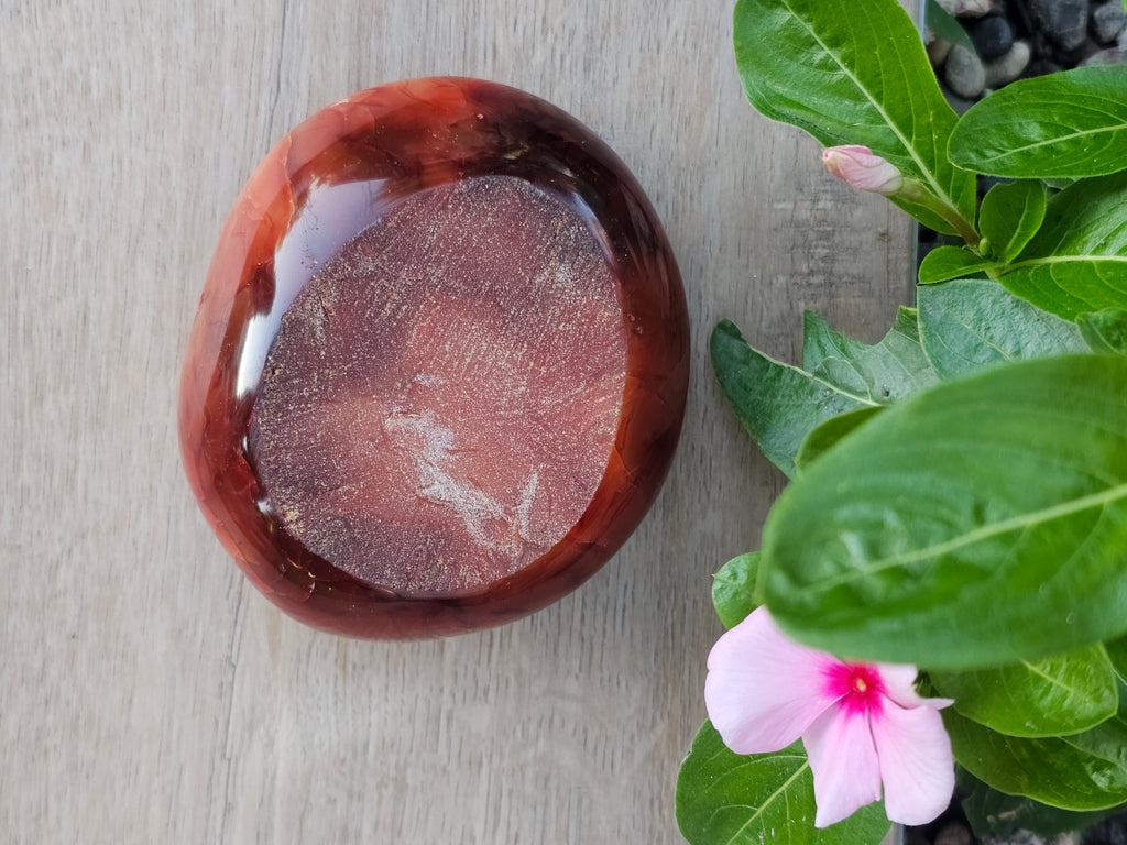 Carnelian Crystal Bowl Dish Dish