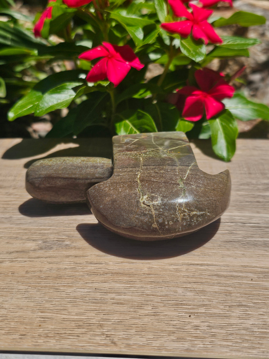 Volcano Agate Crystal Tomahawk – Natural Polished Stone   Healing Crystal