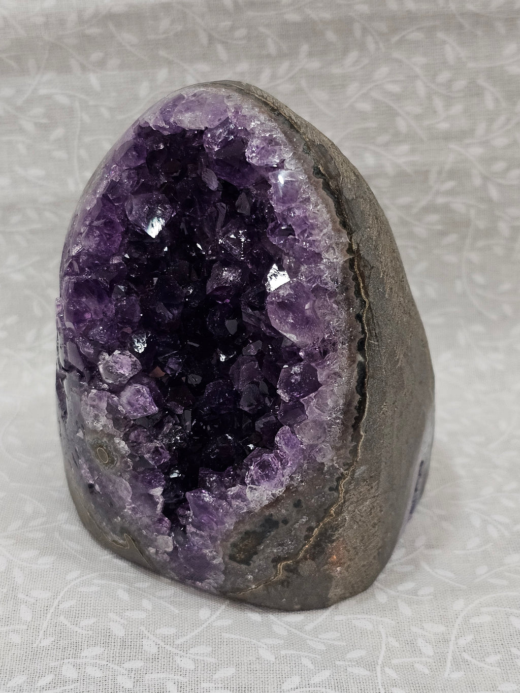 Amethyst Raw Crystal Cut Base