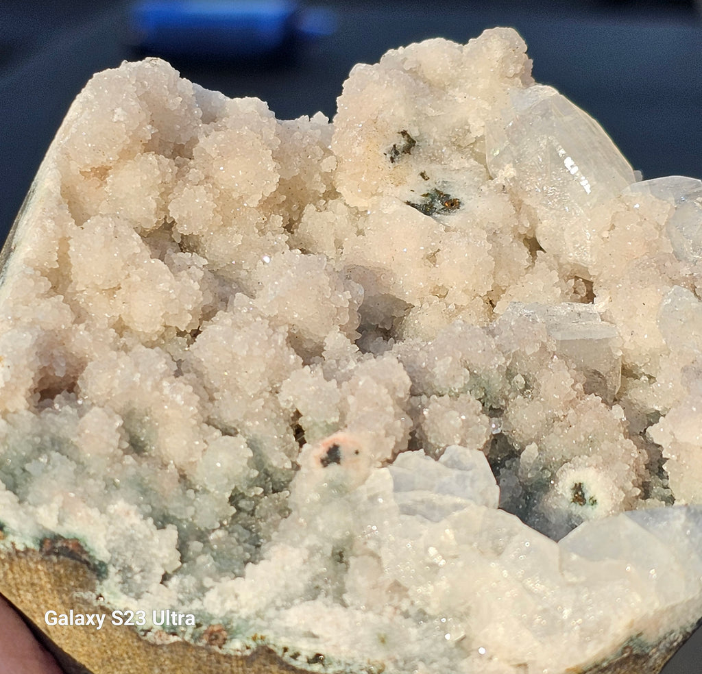 Pink Heulandite Raw Crystal Cluster