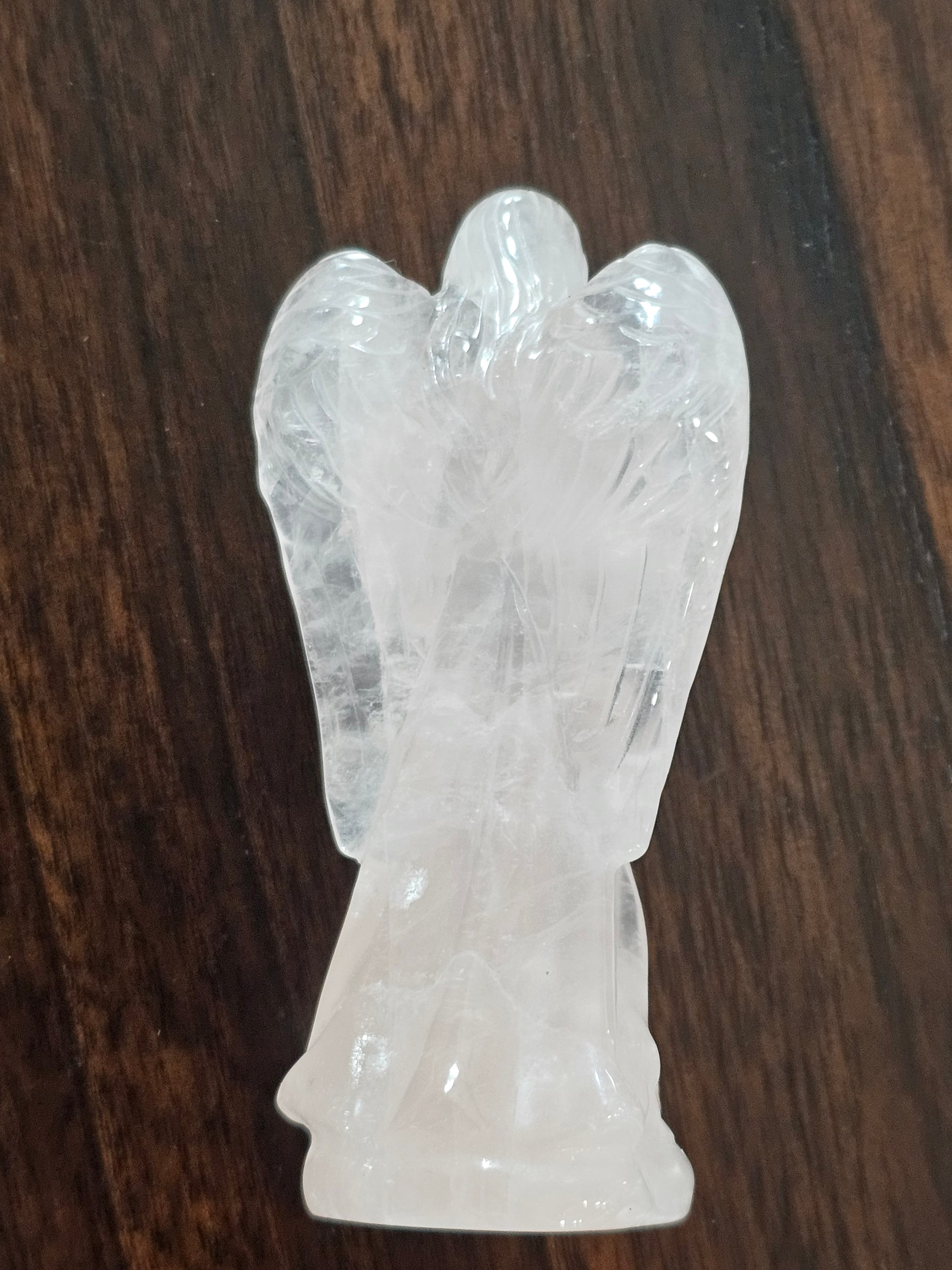 Pink Quartz Crystal Angel