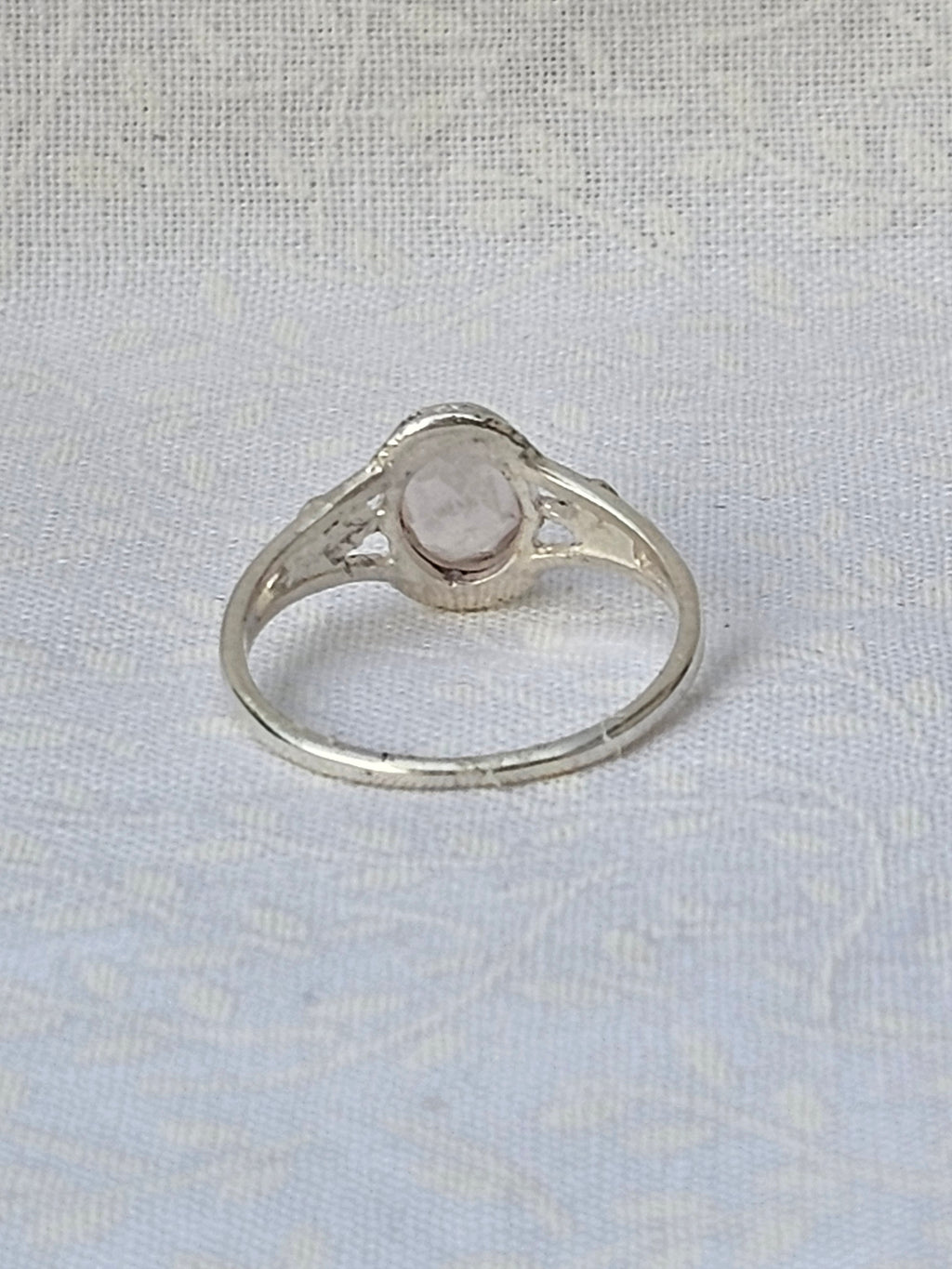Sterling Silver Moonstone Gemstone Ring New Beginnings - Size 8