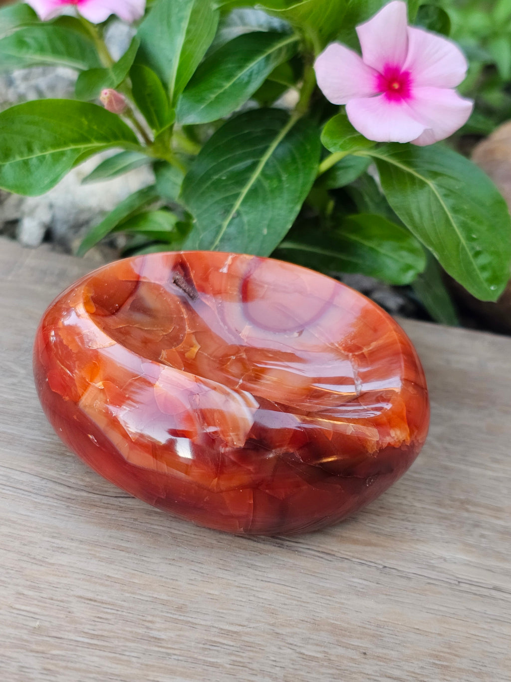 Carnelian Crystal Bowl Dish Dish