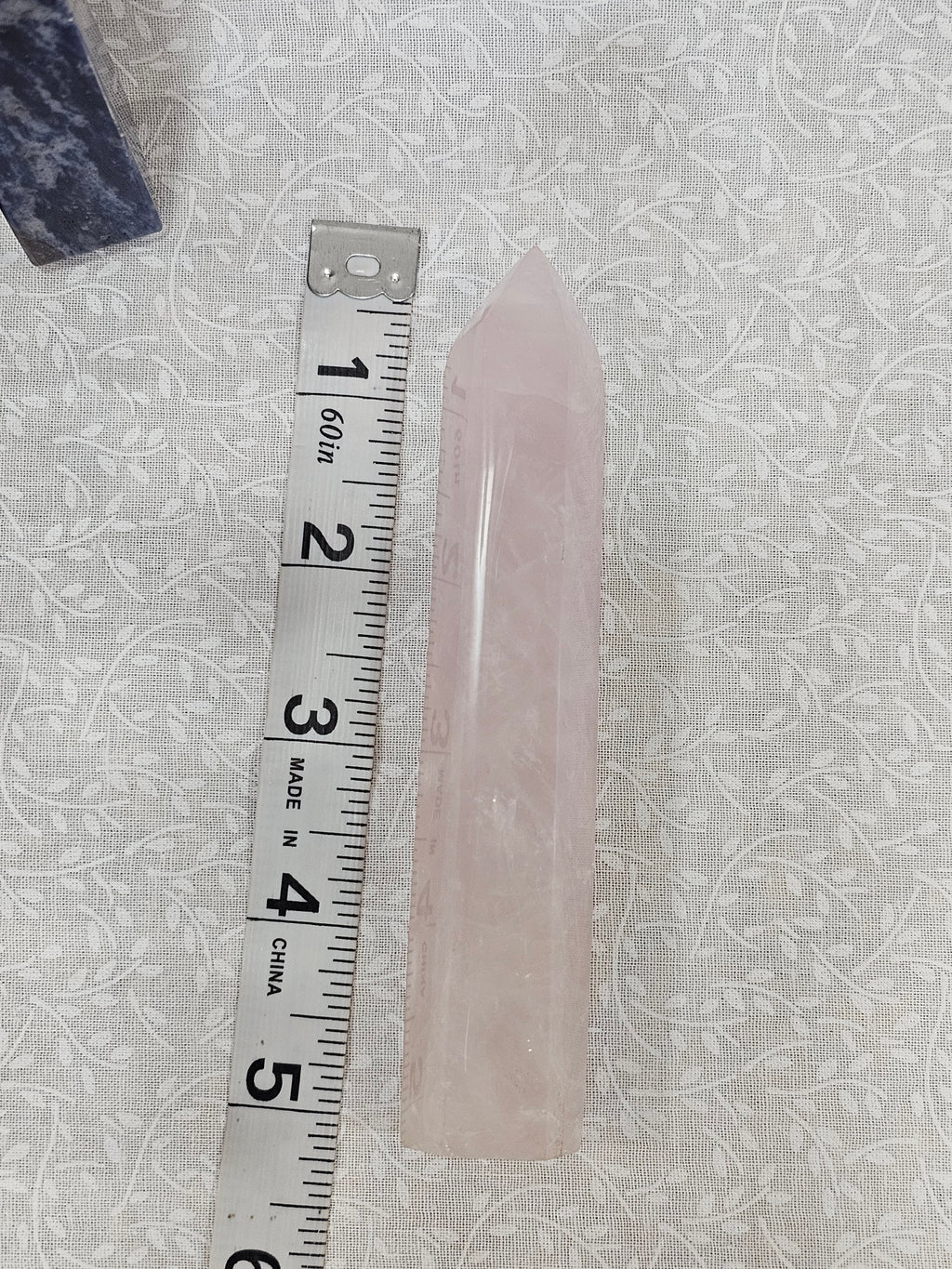 Pink Quartz Crystal Tower
