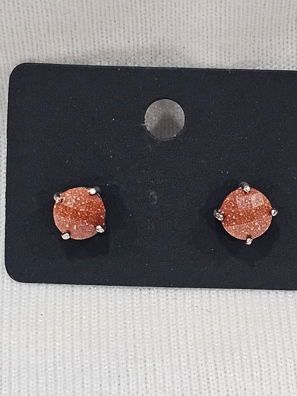 Sandstone Gemstone Sterling Silver Earrings