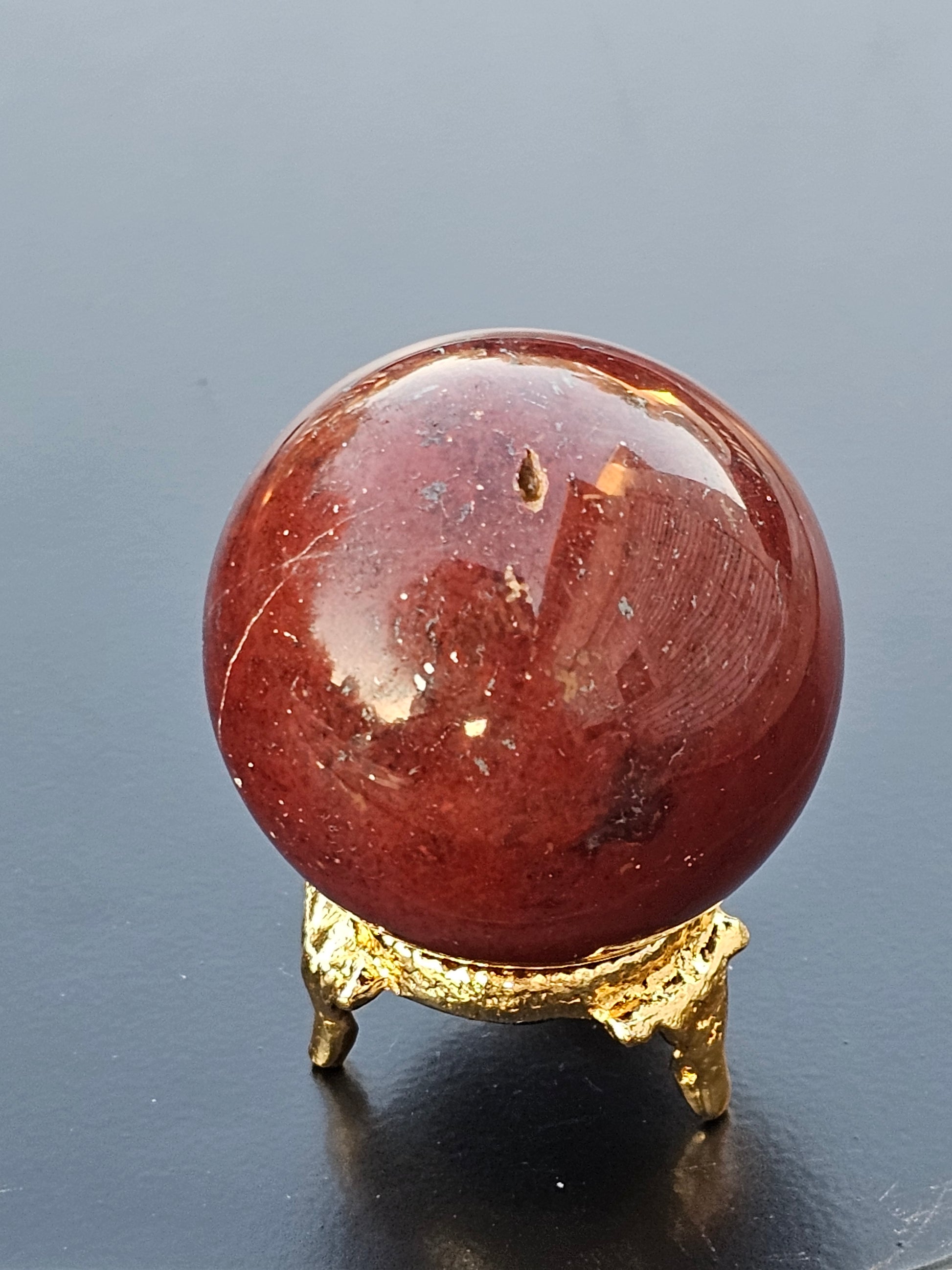 Red Jasper Crystal Sphere