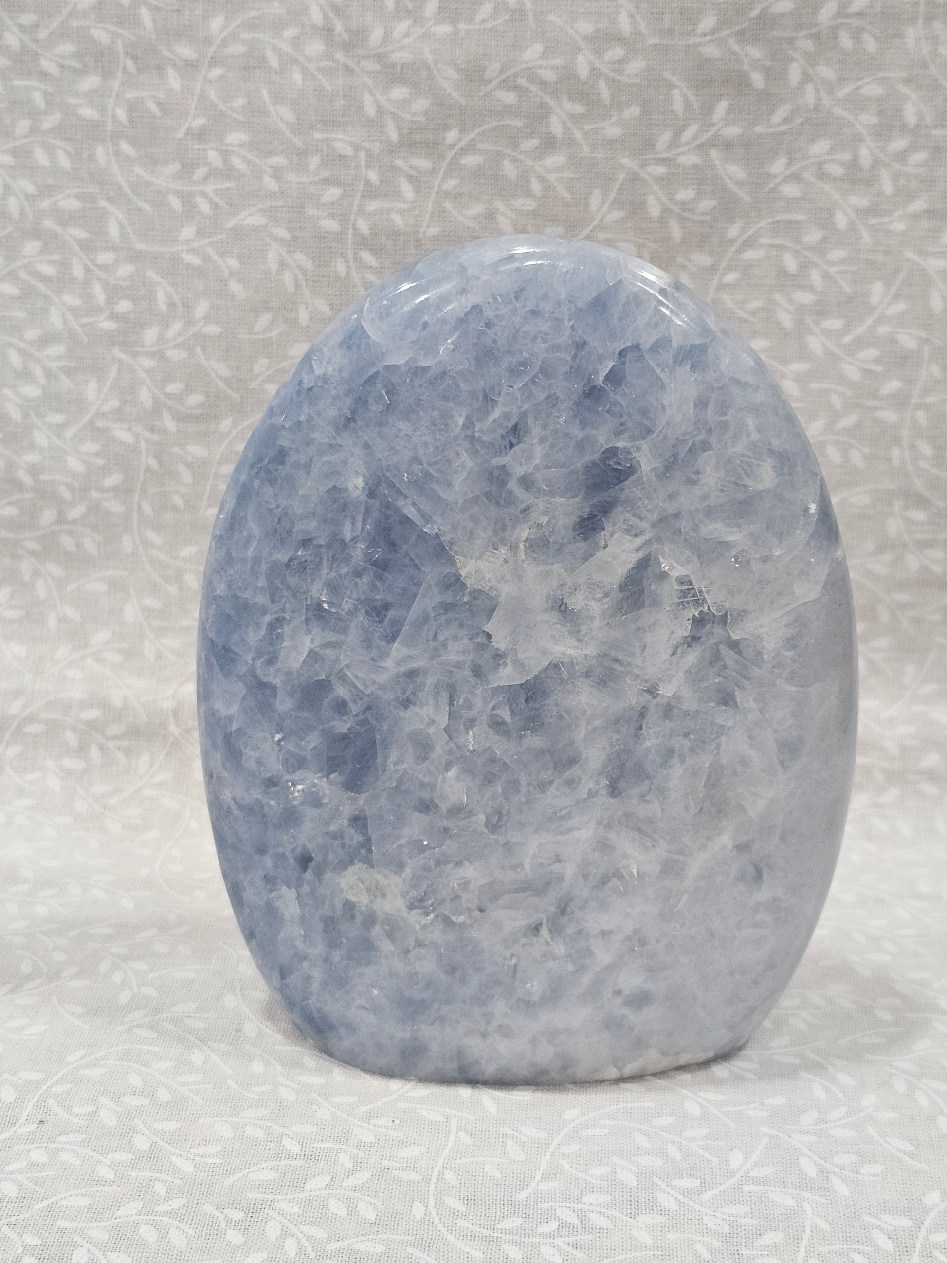 Blue Calcite Crystal Free Form
