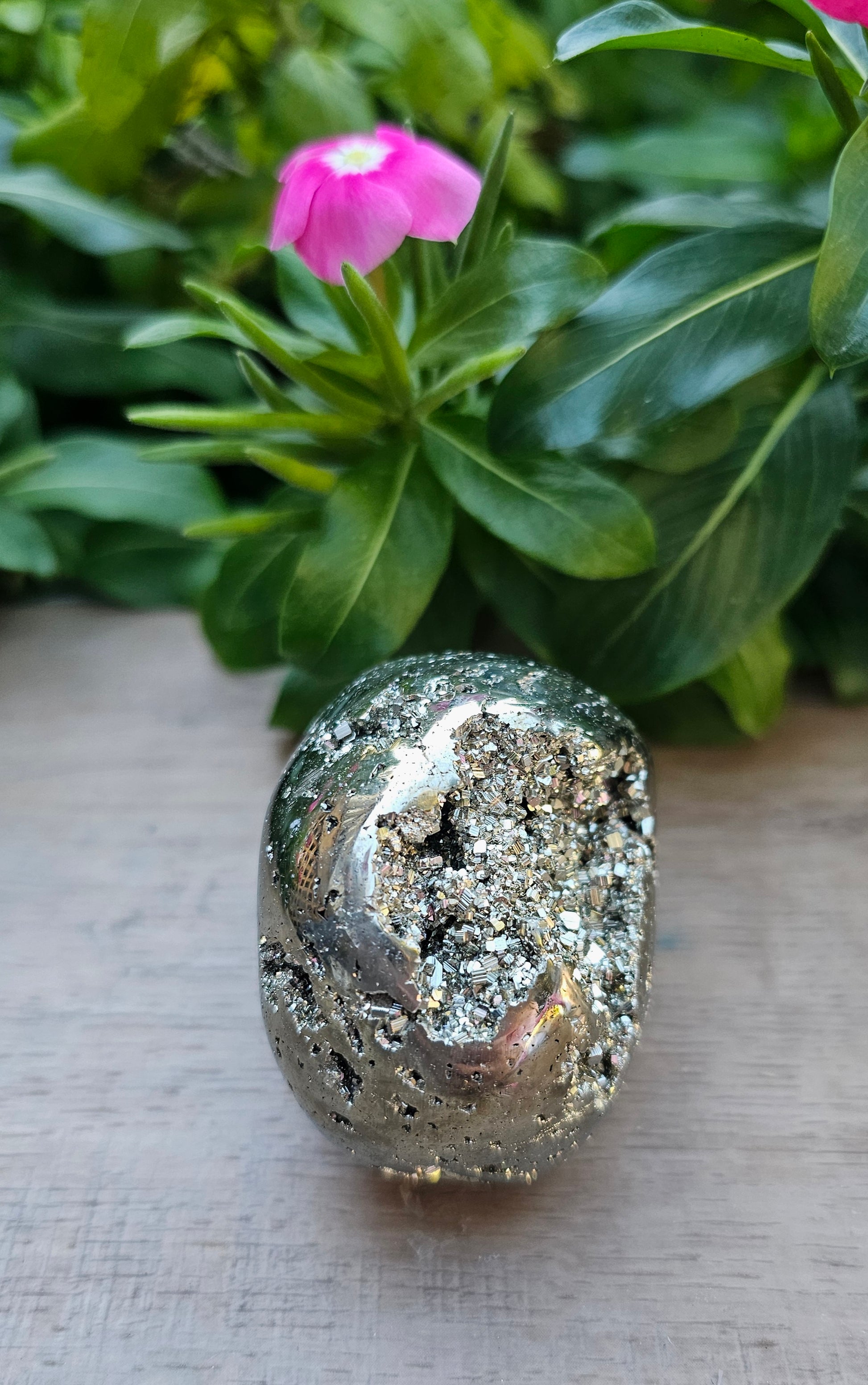 Pyrite Crystal Skull  - Natural Fool's Gold Carved Skull