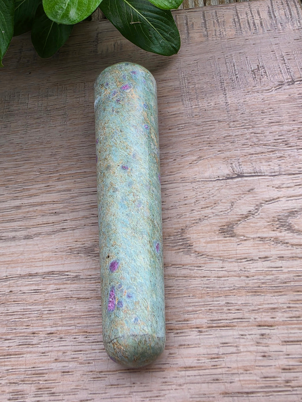 Ruby in Fuchsite Massage Wand