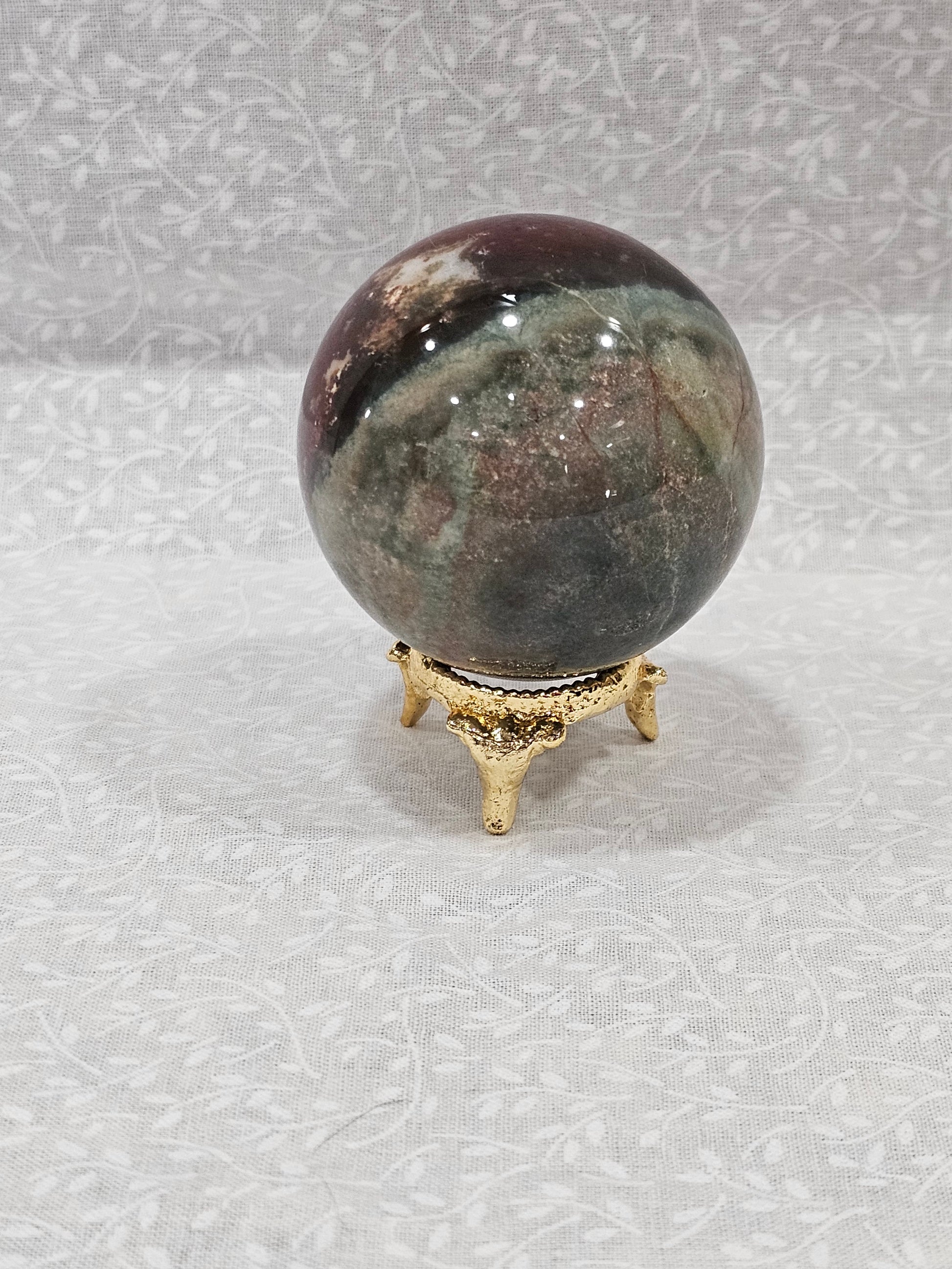 Ocean Jasper Crystal Sphere