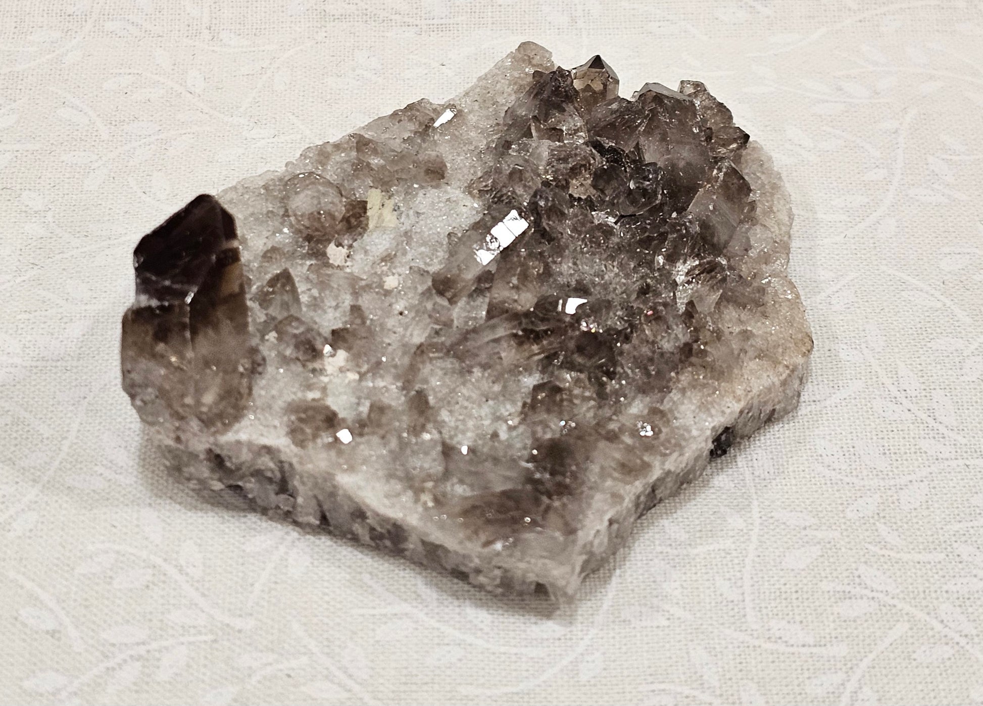 Smokey Quartz Raw Crystal Cluster