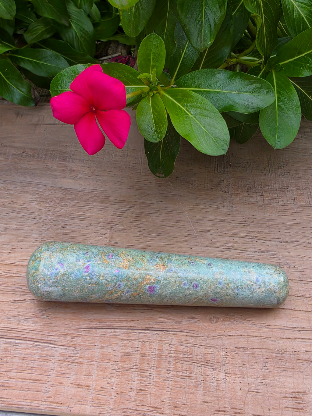 Ruby in Fuchsite Massage Wand